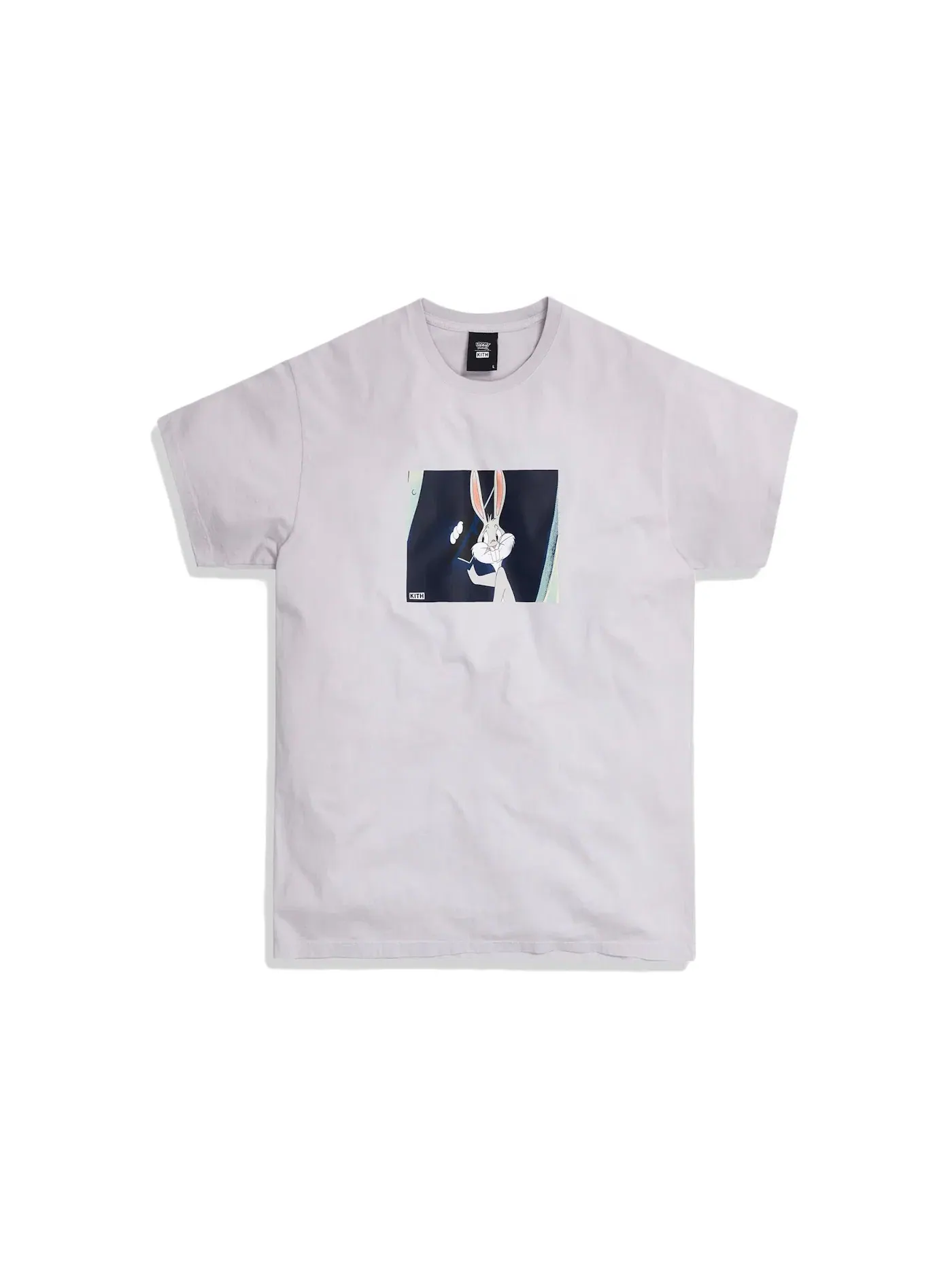 Мужская футболка хлопковая Kith x Looney Tunes What's Up Doc Tee, Oyster Mushroom — изображение 1 из 1