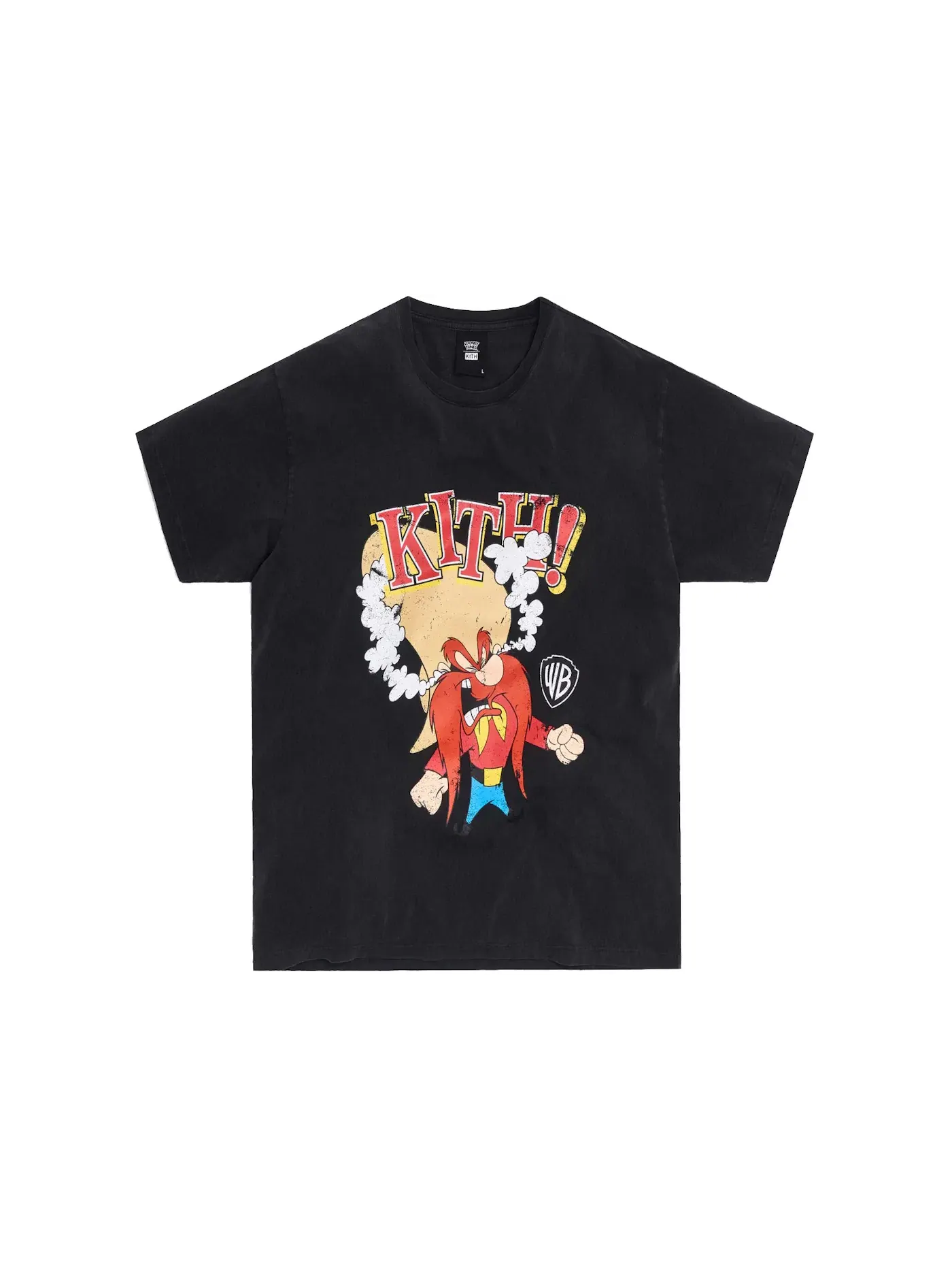 Мужская футболка с принтом Kith x Looney Tunes Yosemite Sam Vintage Tee — изображение 1 из 2, черный