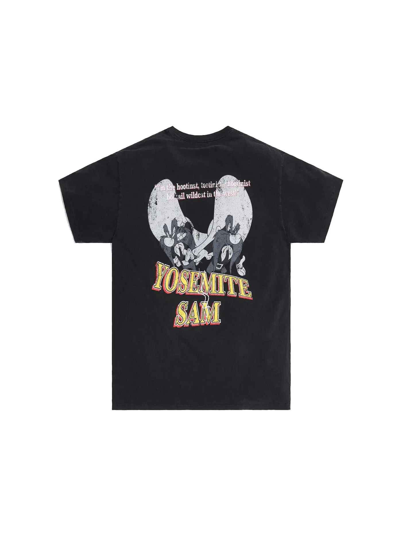 Мужская футболка с принтом Kith x Looney Tunes Yosemite Sam Vintage Tee — изображение 2 из 2, черный