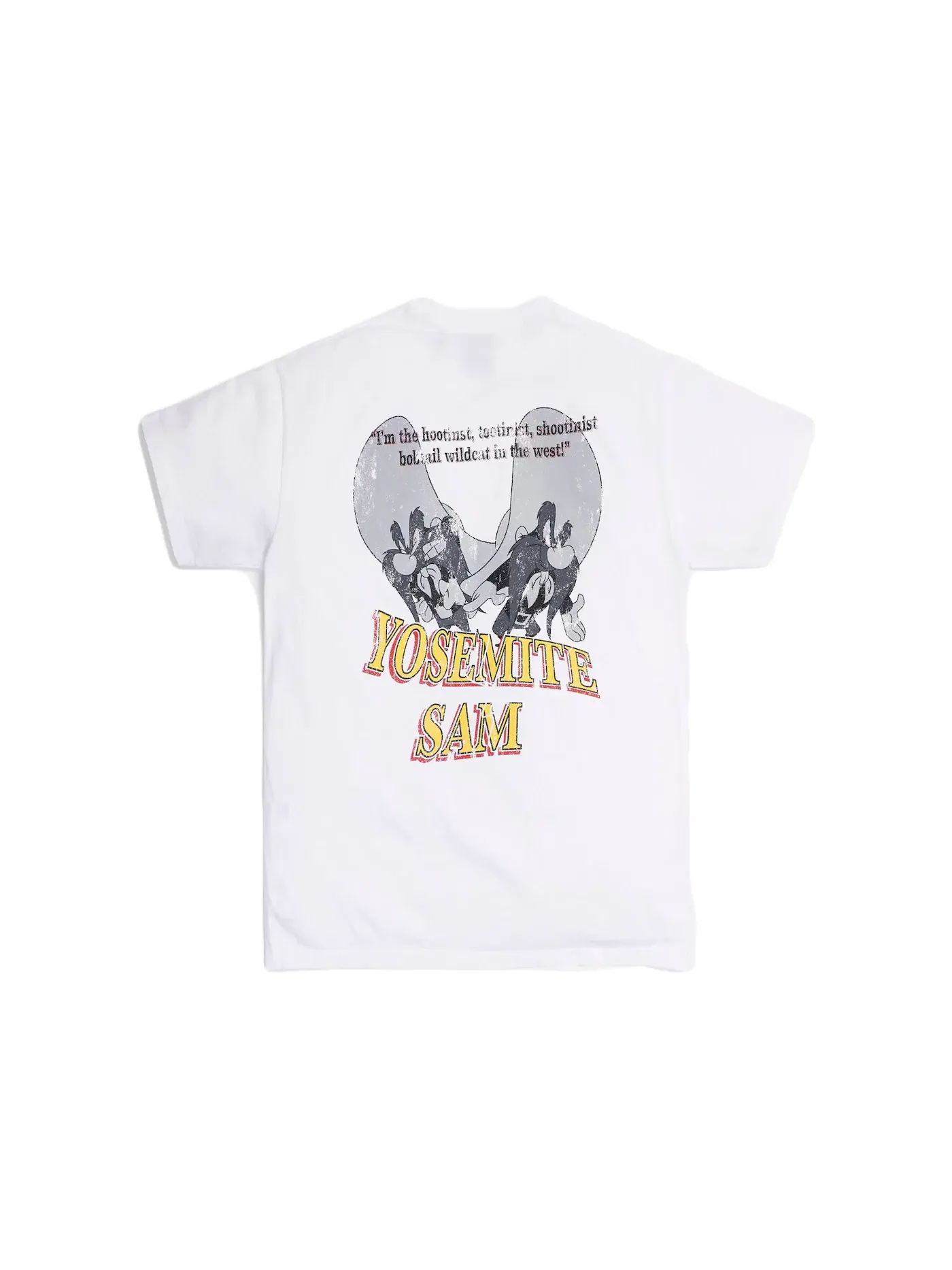 Мужская футболка с принтом Kith x Looney Tunes Yosemite Sam Vintage Tee — изображение 2 из 2, белый