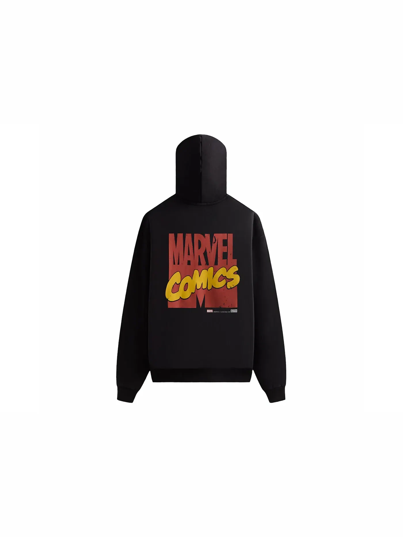 Мужской худи с принтом Kith x Marvel Comics Vintage Nelson Hoodie Black — изображение 2 из 2