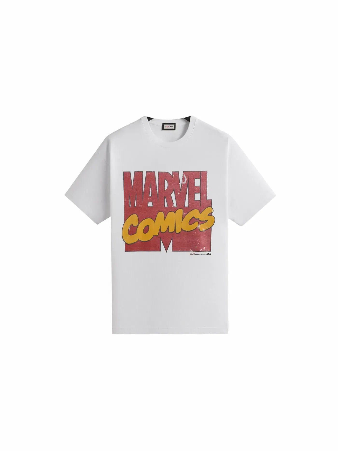 Мужская футболка с принтом Kith x Marvel Comics Vintage Tee Kith — изображение 1 из 2, белый
