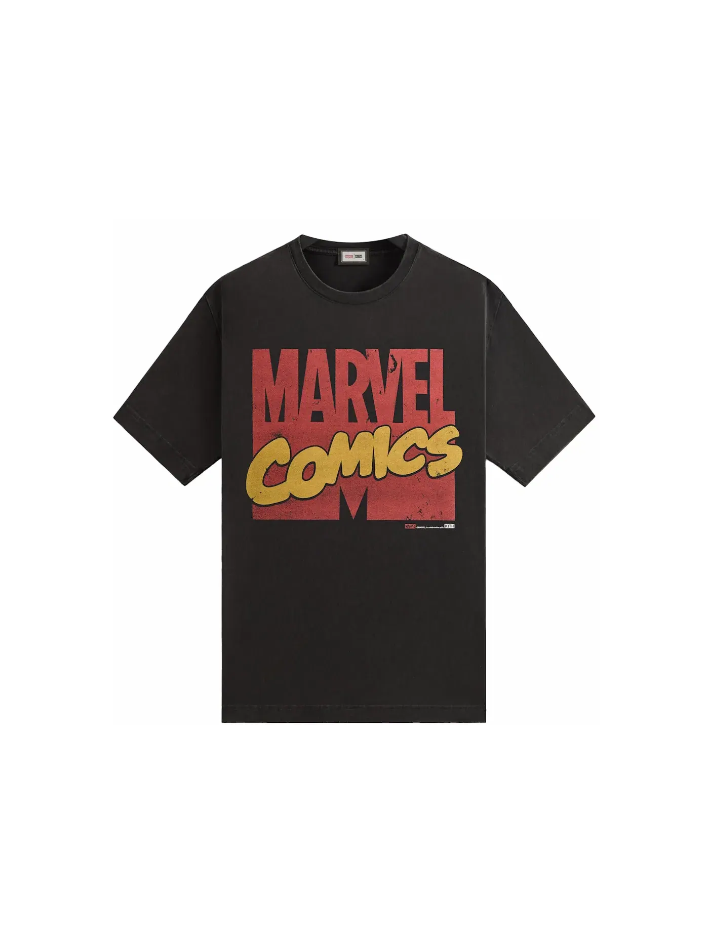 Мужская футболка с принтом Kith x Marvel Comics Vintage Tee — изображение 1 из 2, черный