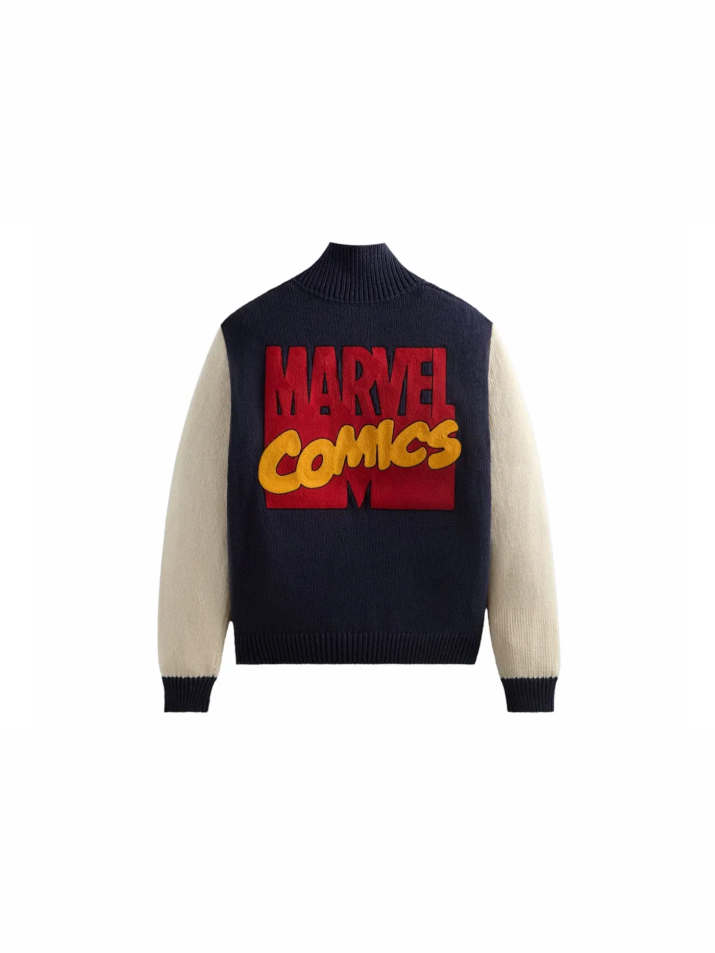 Мужской свитер с полной молнией Kith x Marvel Comics Wyona Full Zip Sweater — изображение 2 из 2, ночной