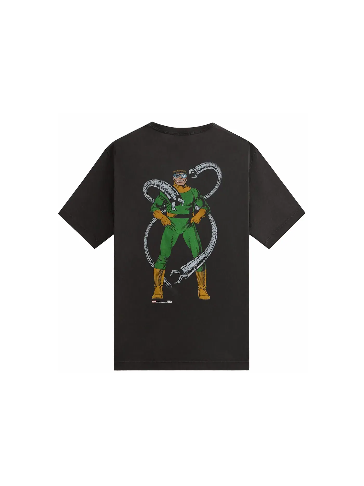 Мужская футболка с принтом Kith x Marvel Doc Ock Vintage Tee Kith — изображение 2 из 2, черный