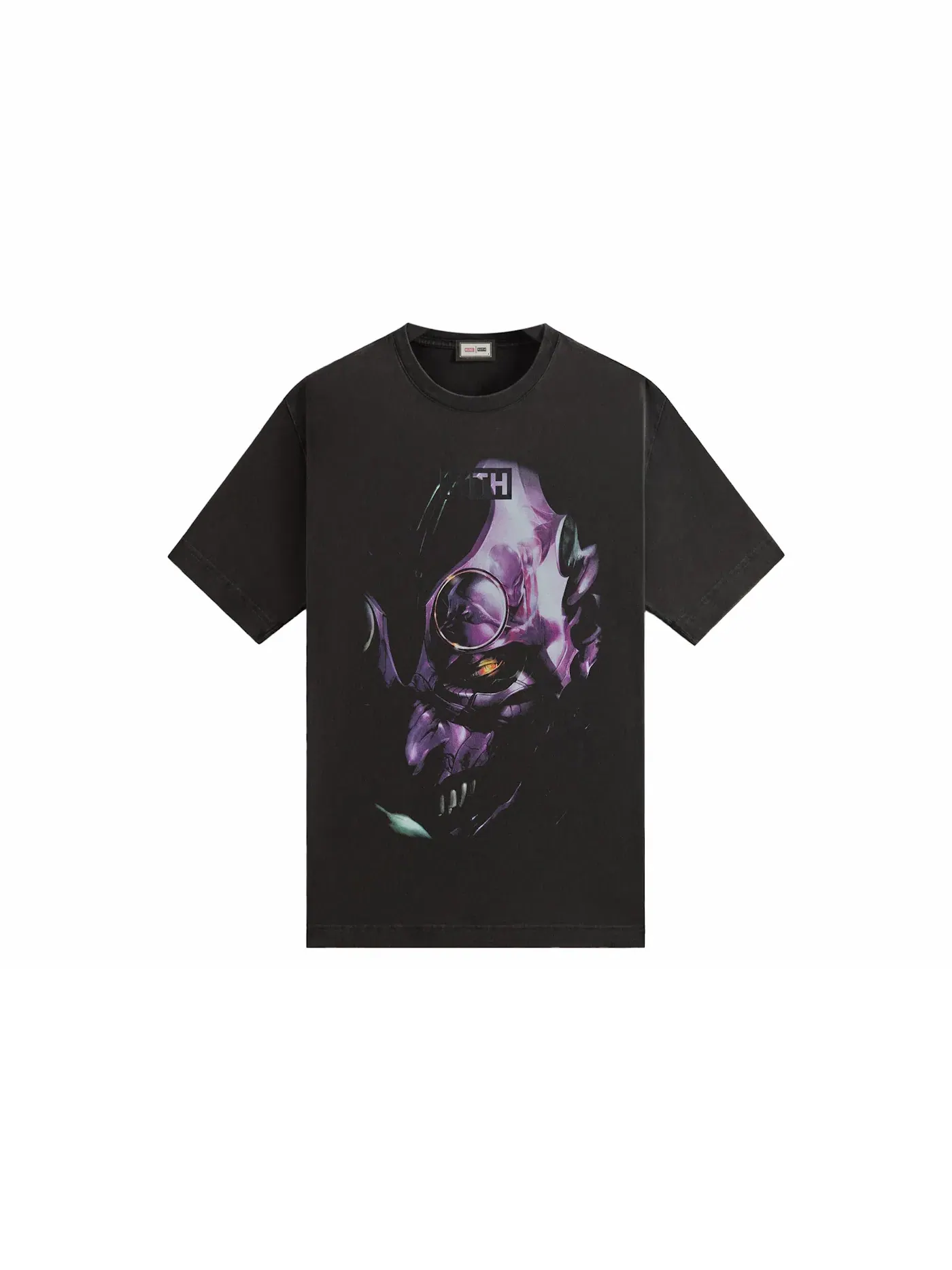 Мужская футболка с принтом Kith x Marvel Goblin Knight Vintage Tee — изображение 1 из 2, черный