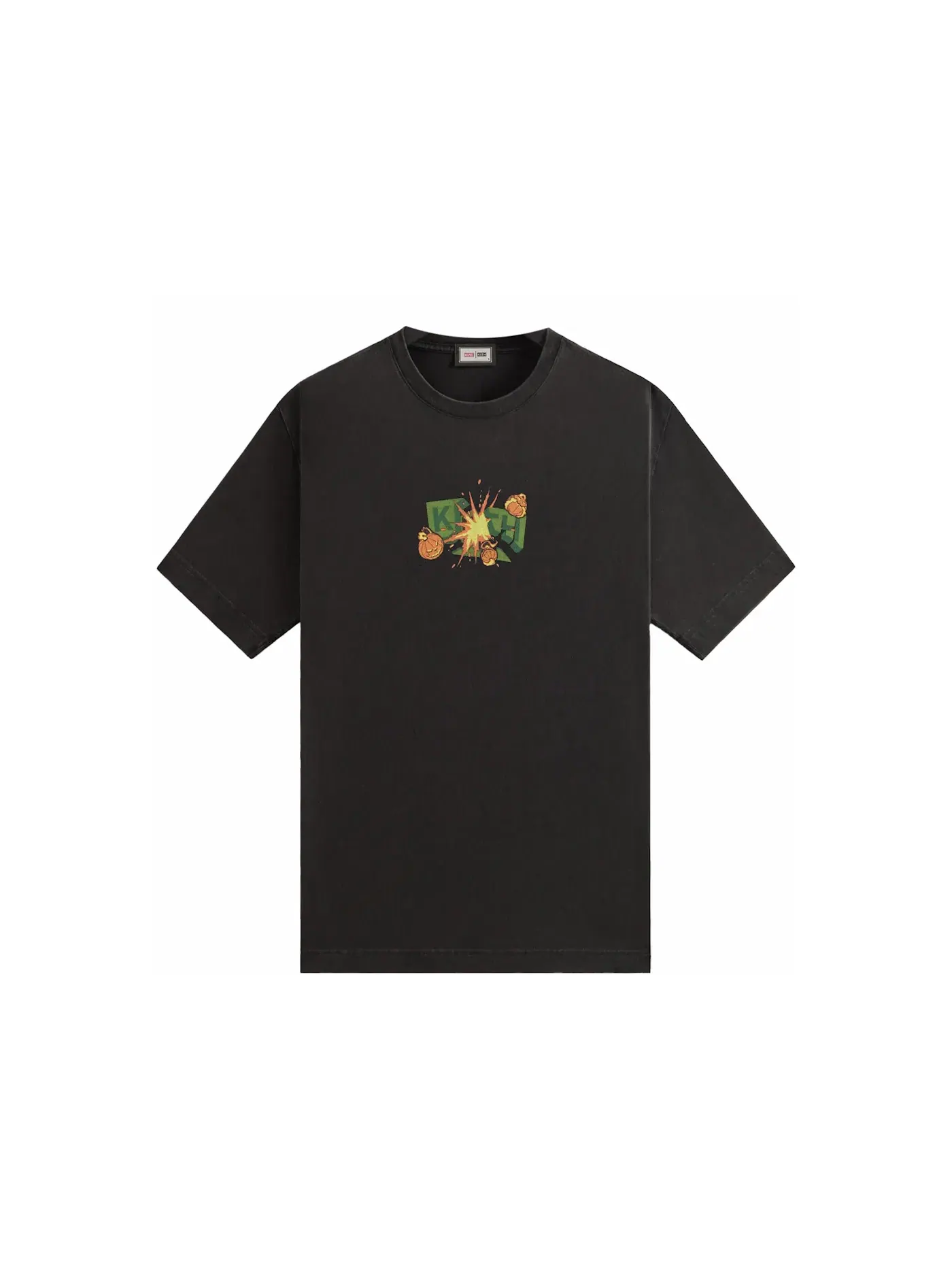 Мужская футболка с принтом Kith x Marvel Green Goblin Vintage Tee — изображение 1 из 2, черный