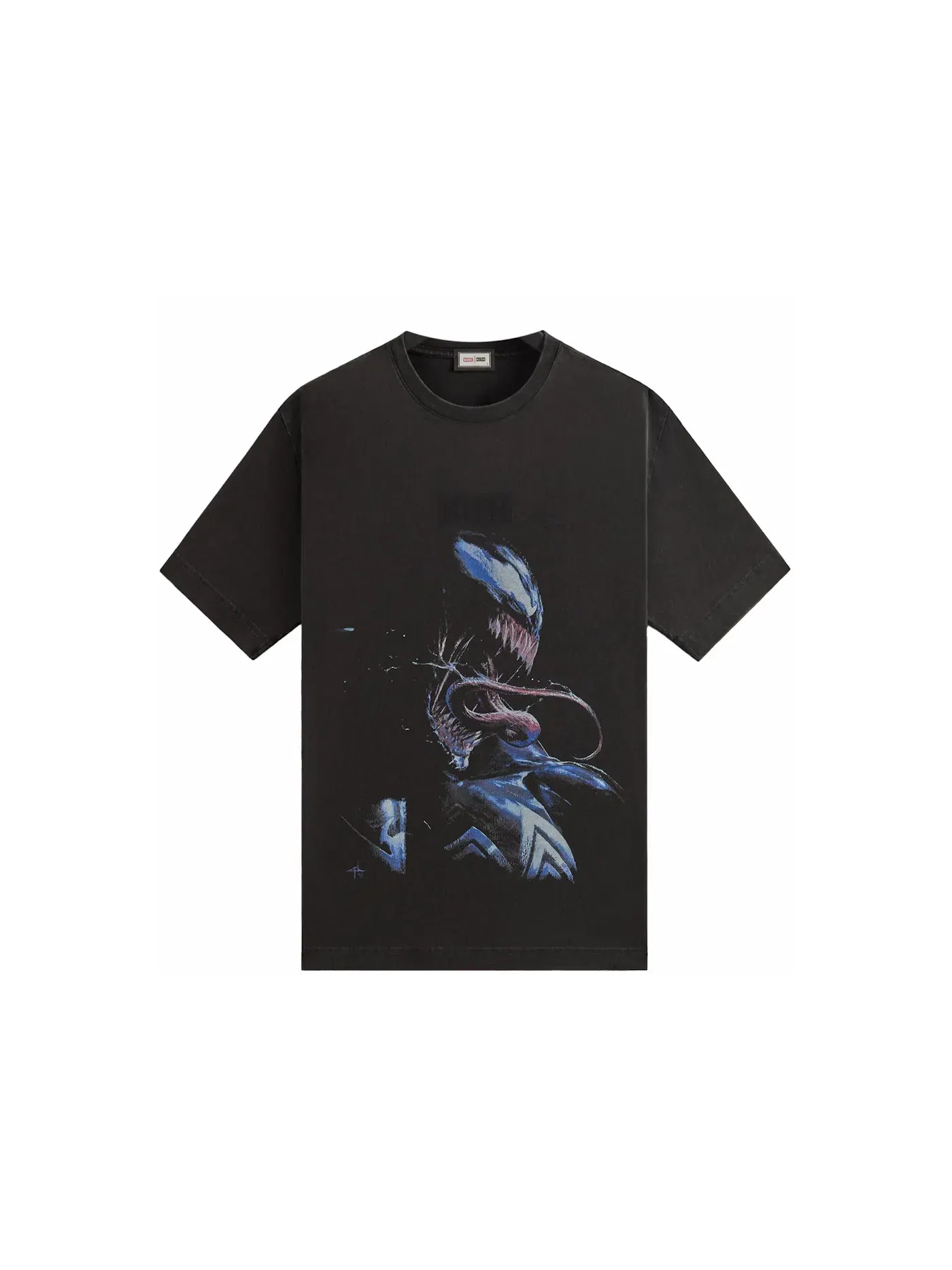 Мужская футболка с принтом Kith x Marvel Lethal Protector Vintage Tee — изображение 1 из 2, черный
