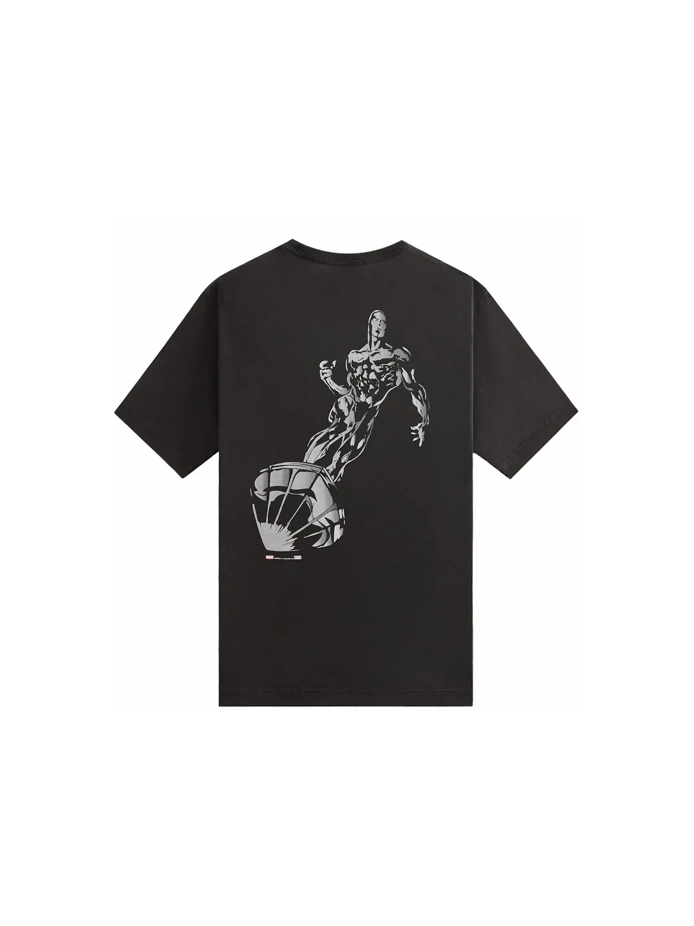 Мужская футболка с принтом Kith x Marvel Silver Surfer Vintage Tee — изображение 2 из 2, черный