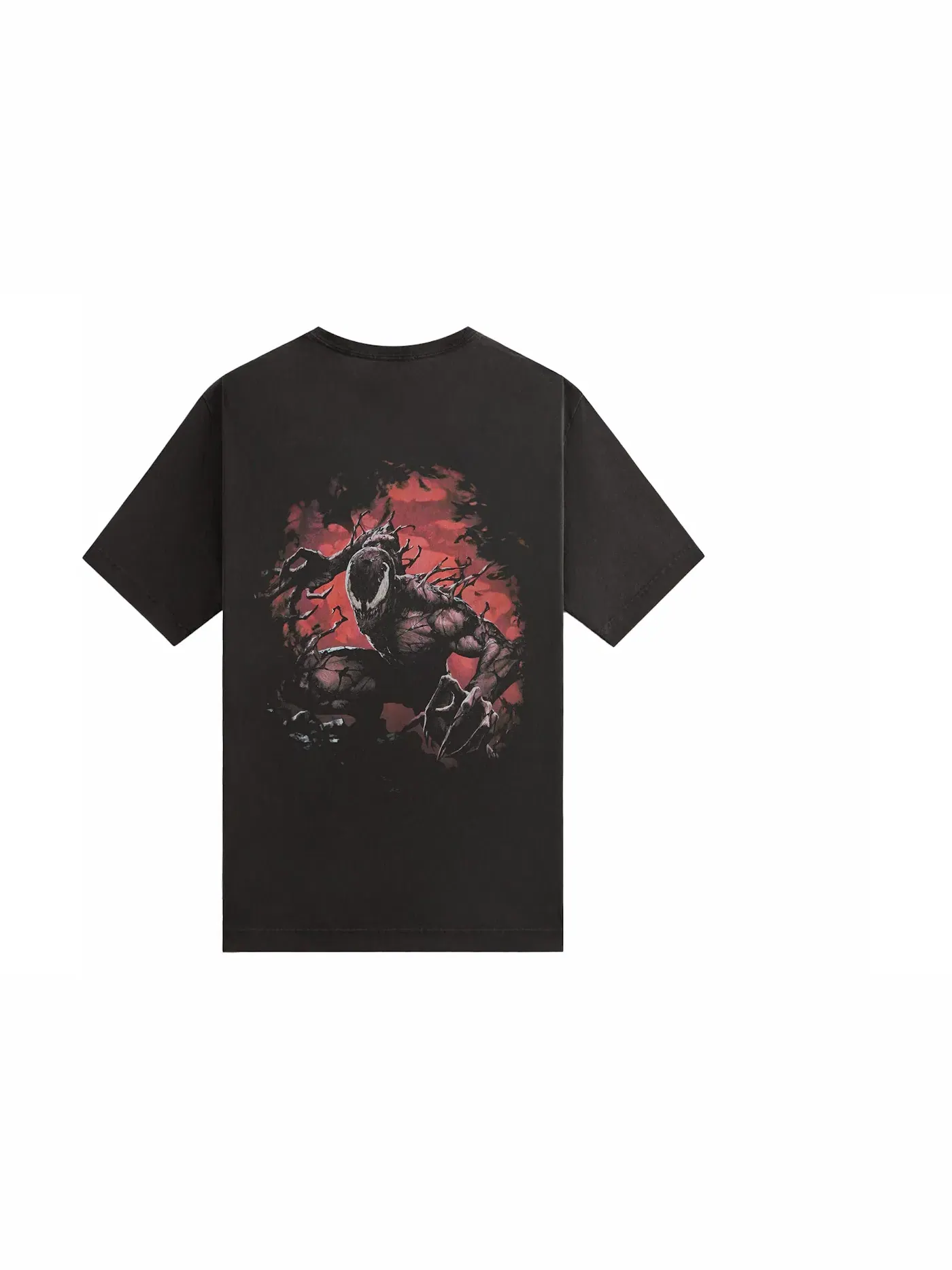 Мужская футболка с принтом Kith x Marvel Symbiote Vintage Tee — изображение 2 из 2, черный