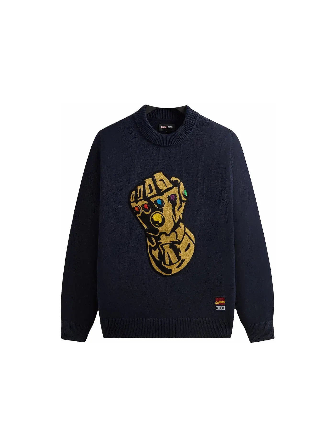 Мужской свитер с принтом Kith x Marvel Thanos Lewis Crewneck Sweater Kith — изображение 1 из 2, ночной