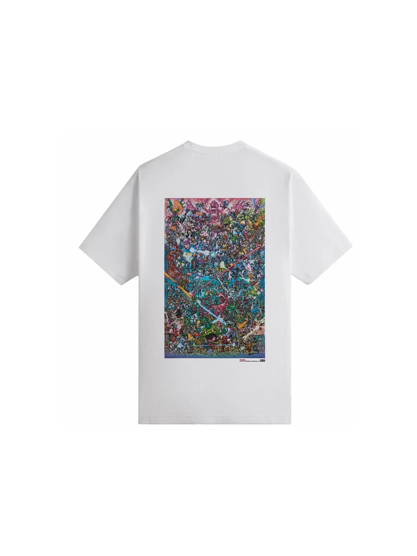 Мужская футболка с принтом Kith x Marvel Universe Vintage Tee Kith — изображение 2 из 2, белый