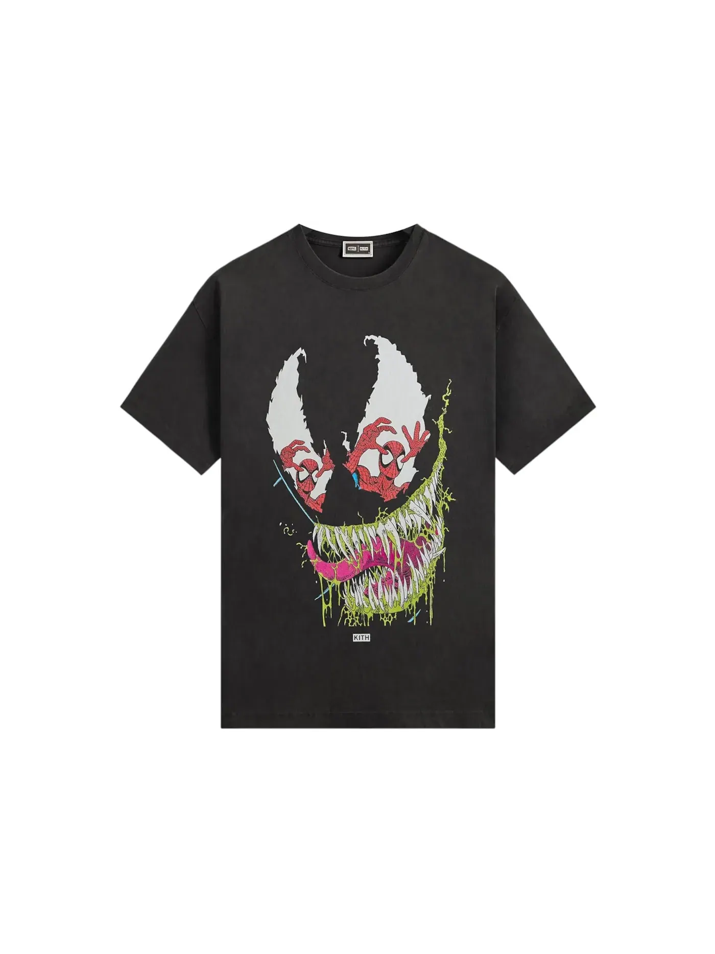 Унисекс футболка с принтом Venom Vintage II Kith — изображение 1 из 2, черный