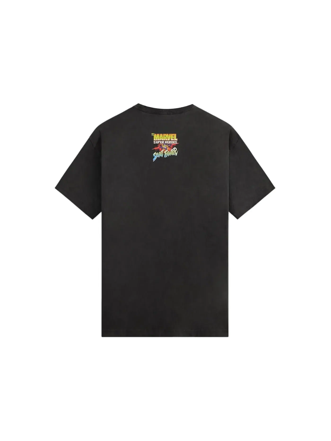 Мужская футболка с принтом Kith x Marvel vs Capcom Heroes vs Street Fighter Vintage Tee — изображение 2 из 2, черный