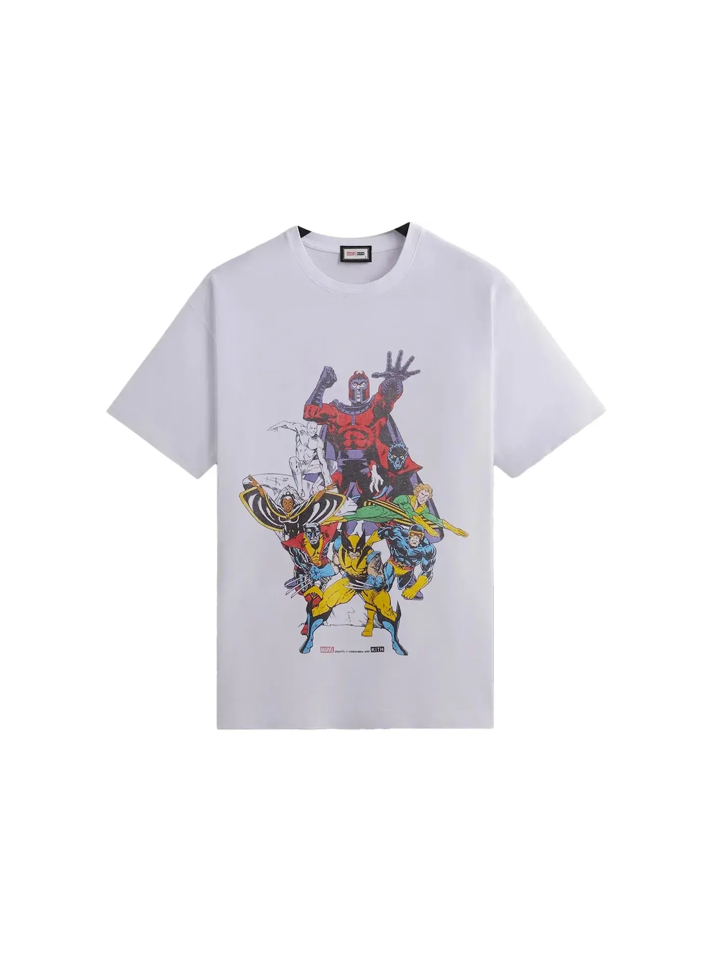 Мужская футболка ретро с принтом Kith x Marvel X-Men Retro Comic Vintage Tee Kith — изображение 1 из 1, белый
