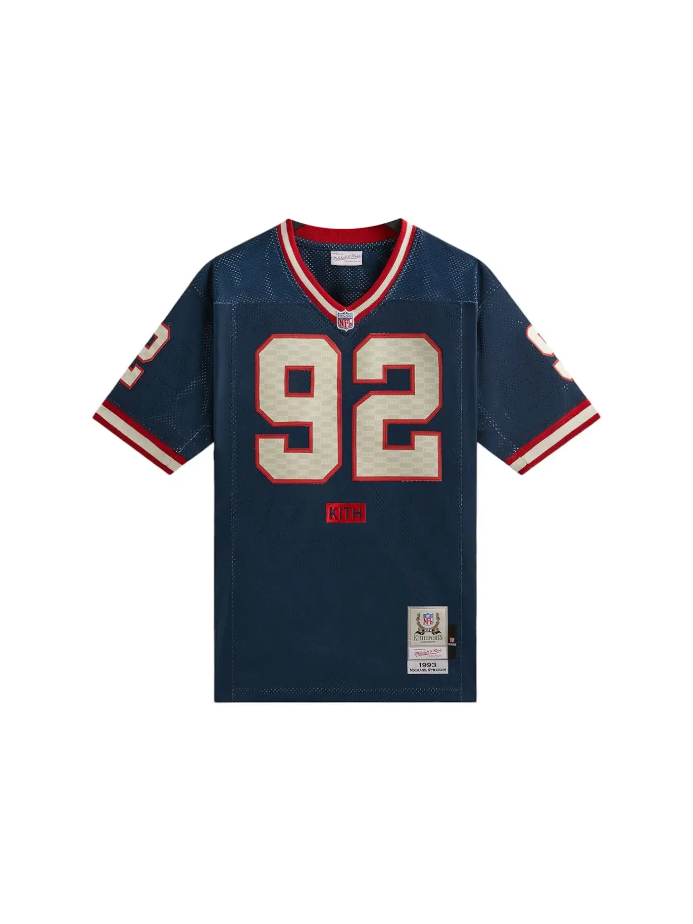 Мужская джерси Kith x Mitchell & Ness NFL Michael Strahan Jersey — изображение 1 из 2, синий