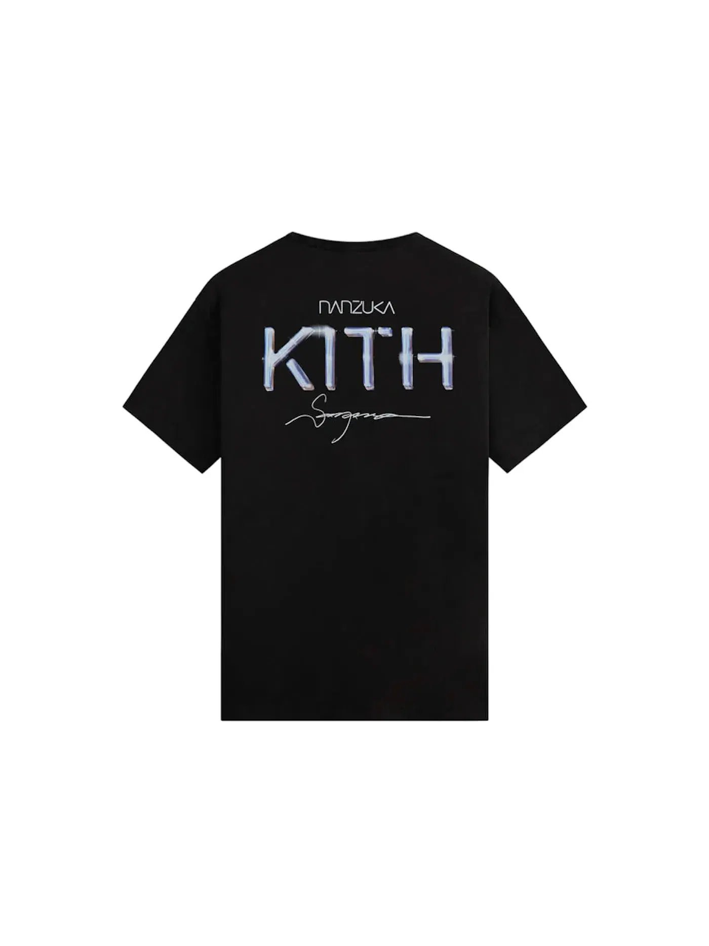 Мужская футболка с принтом Kith Tee — изображение 2 из 2, черный