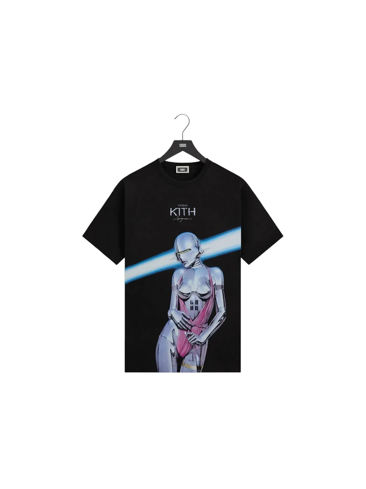 Мужская футболка с принтом Sorayama Sexy Robot Kith — изображение 1 из 2, черный