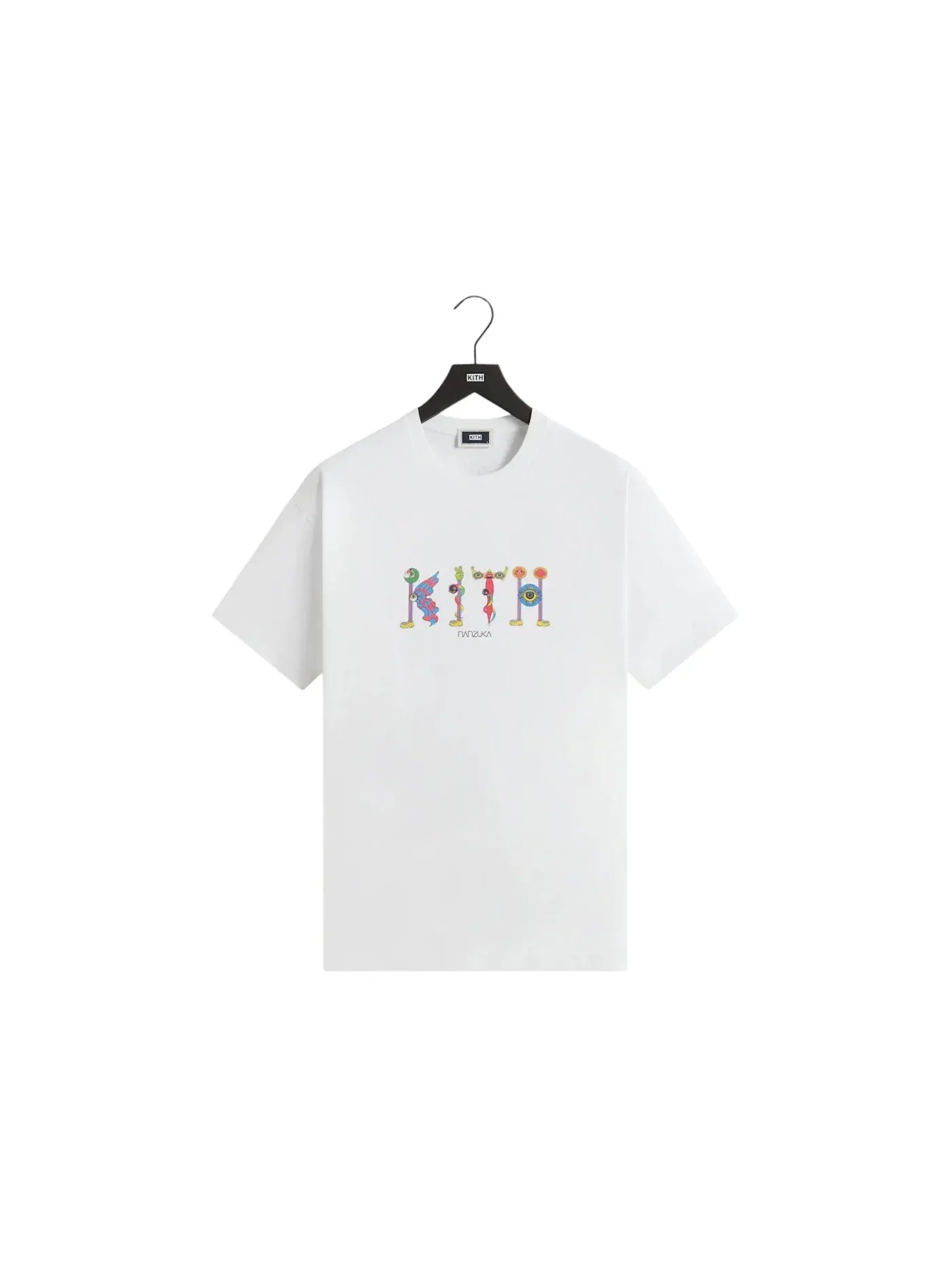 Мужская футболка с принтом Kith x Nanzuka Gallery Tanaami Tee — изображение 1 из 2, белый