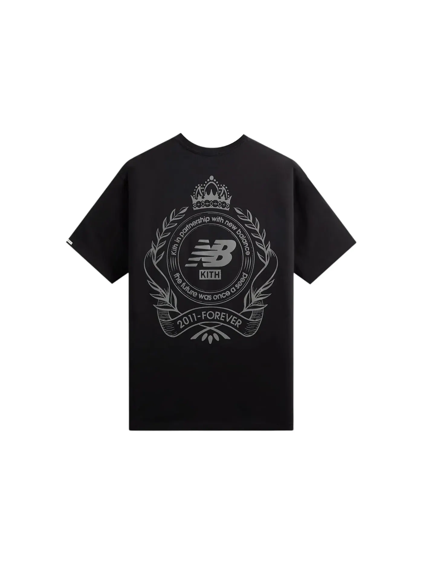 Мужская футболка с нагрудным карманом Kith x New Balance Crest Pocket Tee — изображение 2 из 2, черный