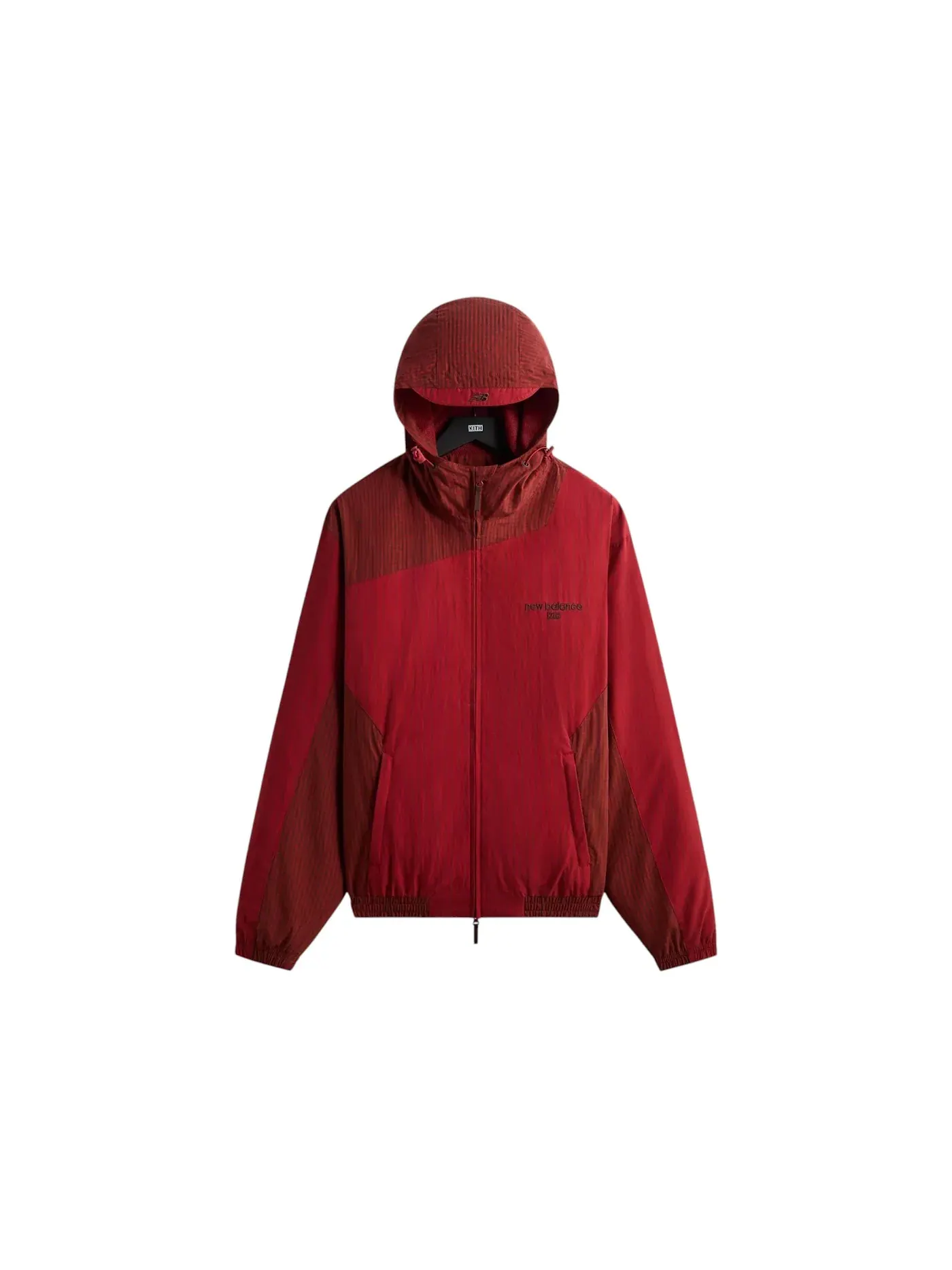 Мужская куртка Kith x New Balance Poplin Mix Madison V Jacket — изображение 1 из 2, красный
