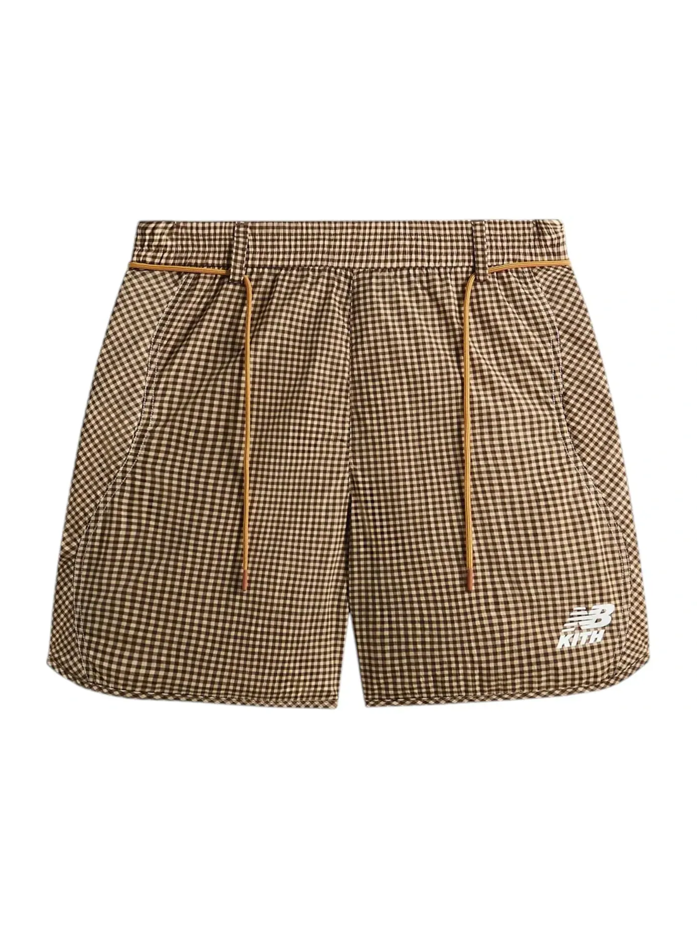 Мужские шорты с принтом Kith x New Balance Tech Gingham Onslow Short Legacy — изображение 1 из 2, наследство
