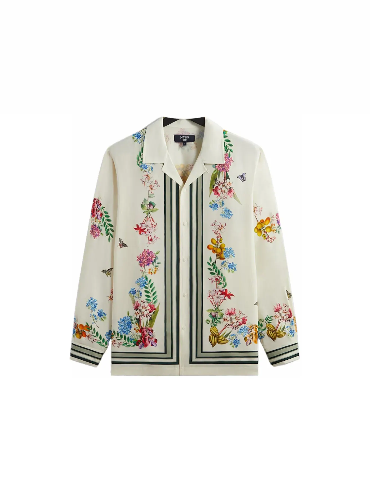 Мужская рубашка с длинным рукавом с принтом Thompson Shirt Kith — изображение 1 из 2, белый