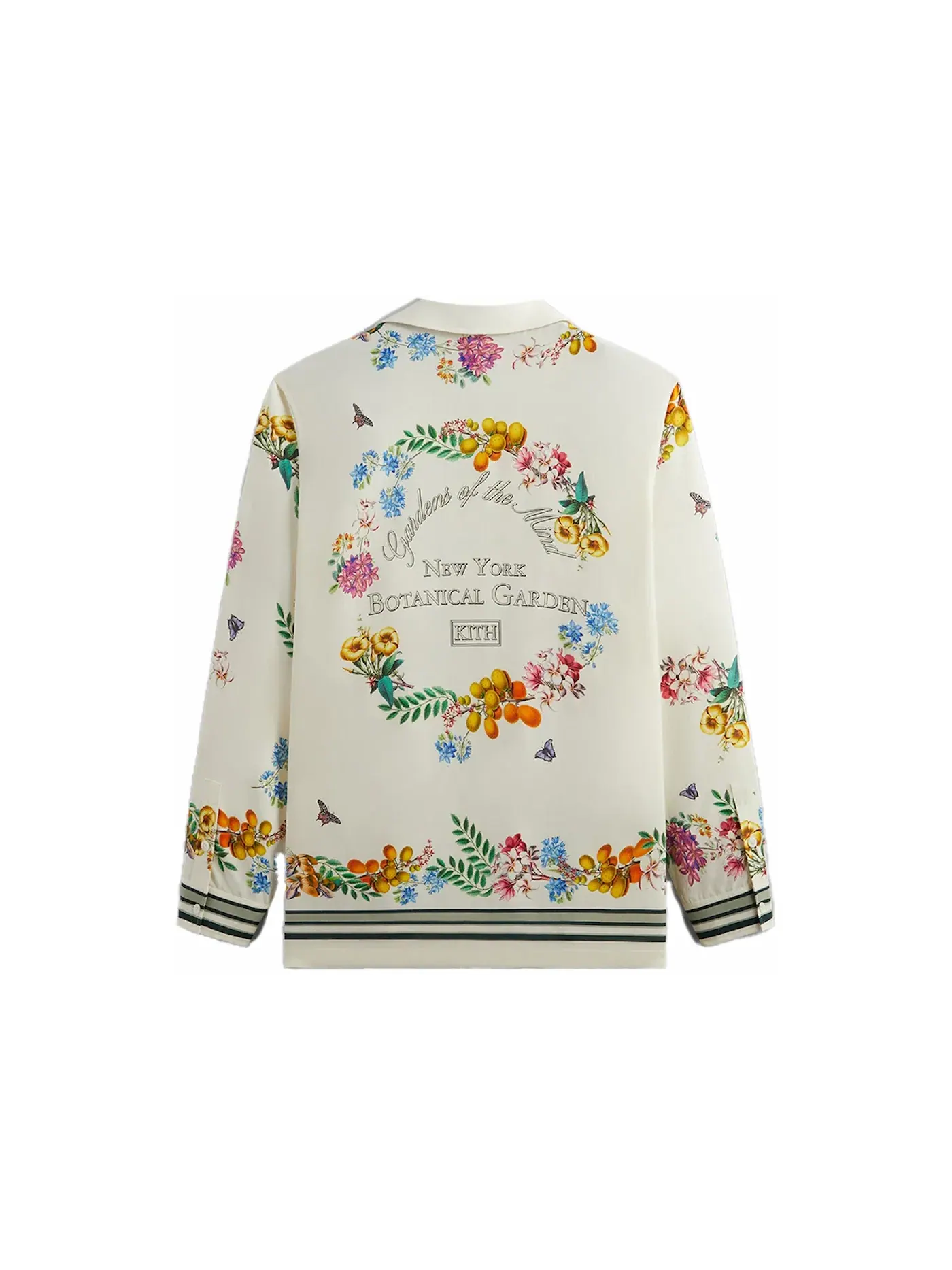 Мужская рубашка с длинным рукавом с принтом Thompson Shirt Kith — изображение 2 из 2, белый