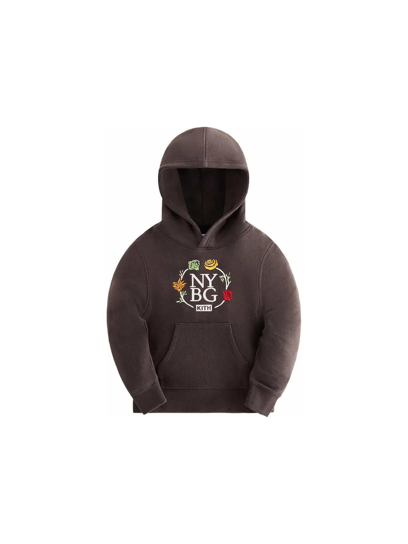 Детский худи с принтом Kith x New York Botanical Garden Kids Logo Williams Hoodie Kith, Kindling — изображение 1 из 2