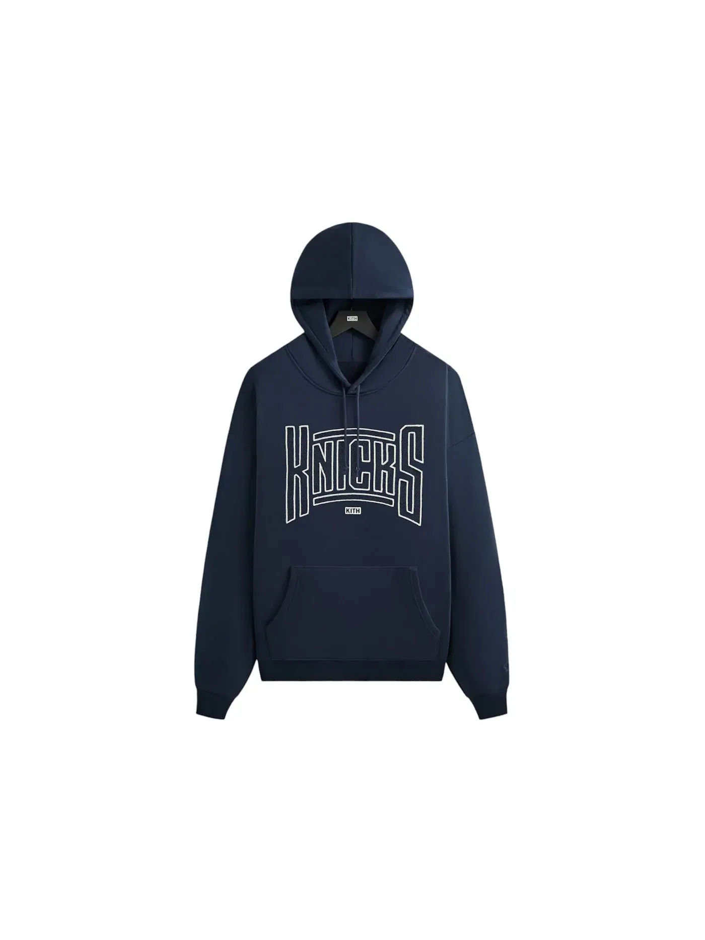 Мужская худи с принтом Kith x New York Knicks Arched Vintage Nelson Hoodie Kith — изображение 1 из 2, ночной