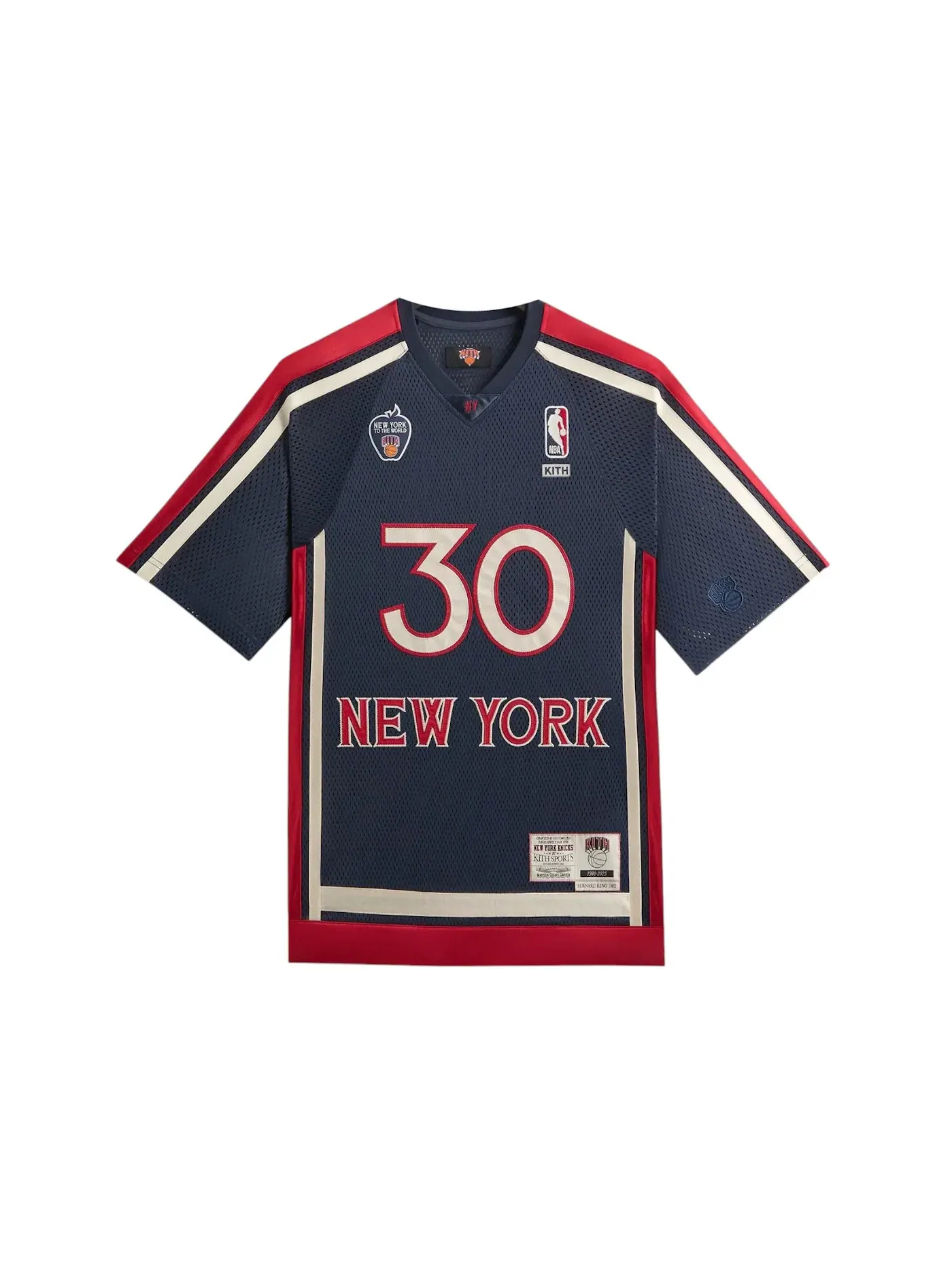 Мужская рубашка из сетки Kith x New York Knicks Bernard King Shirt — изображение 1 из 2, ночной