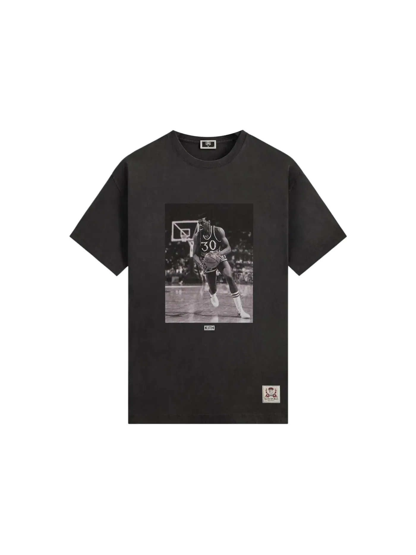 Мужская футболка с принтом Kith x New York Knicks Bernard King Vintage Jones Tee Kith — изображение 1 из 2, черный