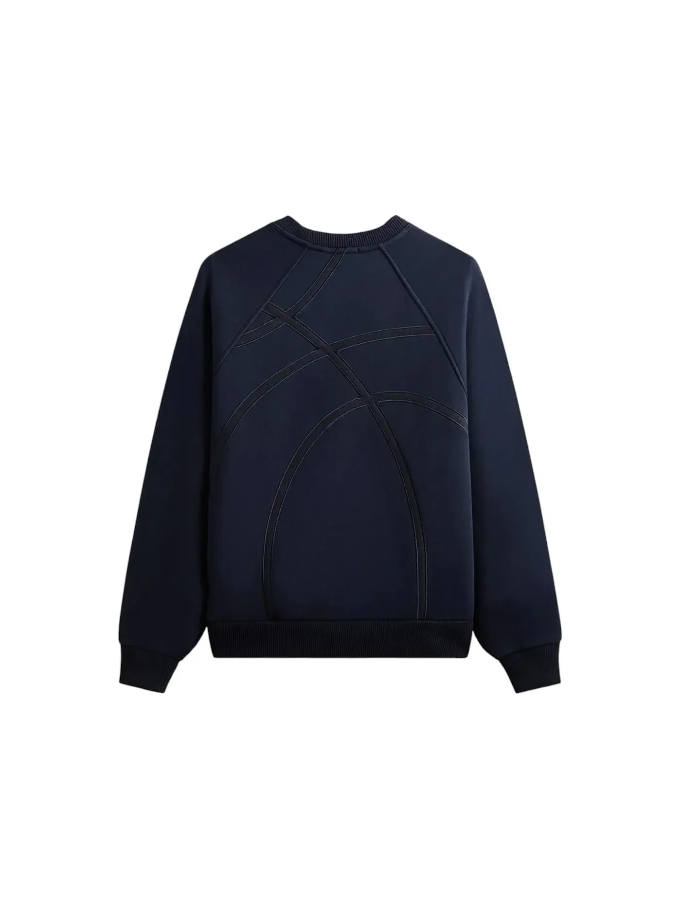 Мужской свитшот с длинным рукавом Kith x New York Knicks Cutoff Nelson Raglan Vintage Crewneck Nocturnal — изображение 2 из 2