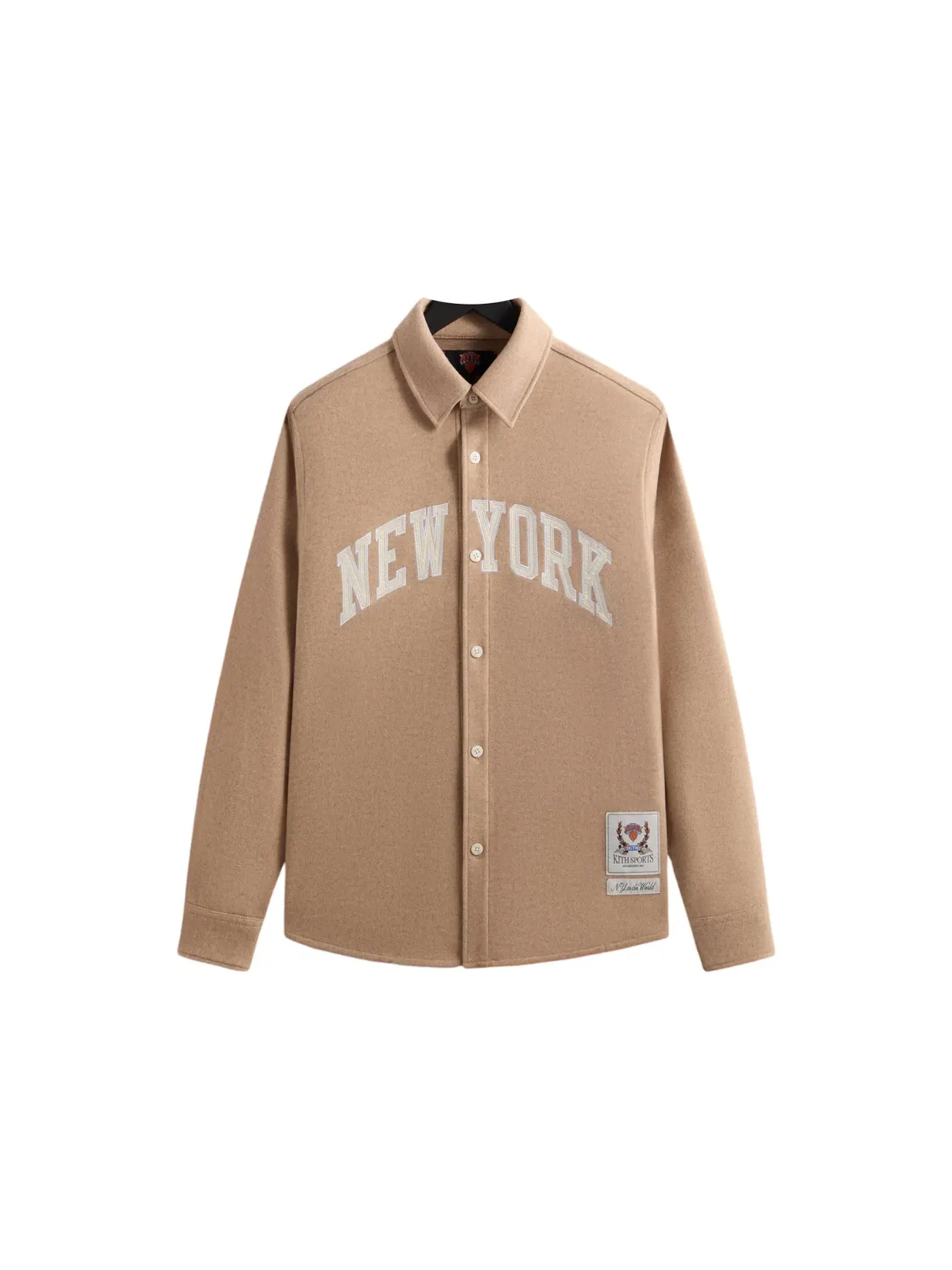 Мужская футболка с принтом Kith x New York Knicks Felted Jersey Apollo Shirt Kith, Stock — изображение 1 из 2