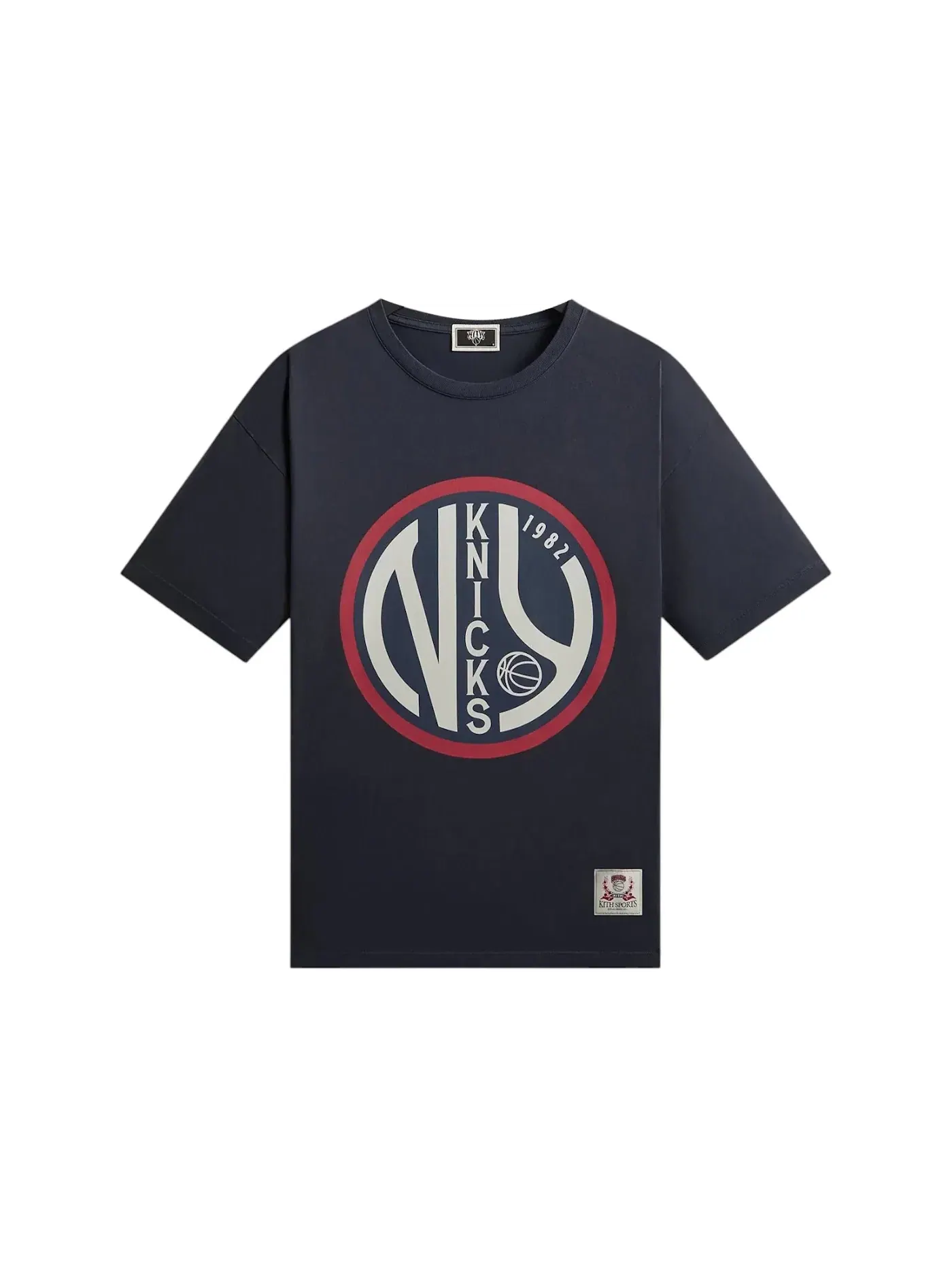 Мужская футболка с принтом Kith x New York Knicks NY Vintage Jones Tee Kith — изображение 1 из 2, ночной