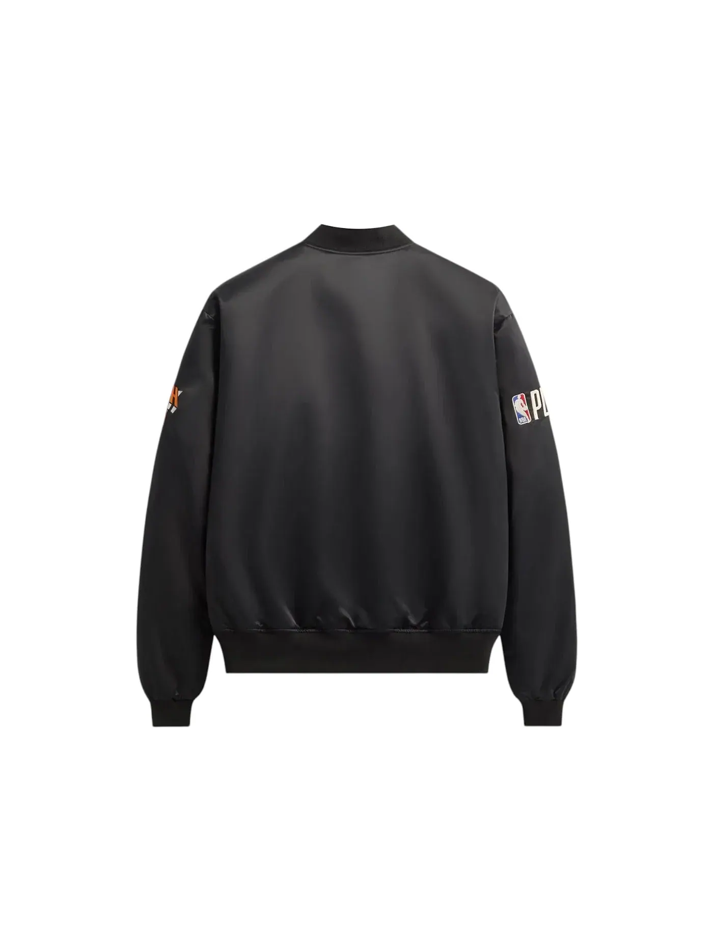 Мужская куртка-бомбер из сатина с принтом Kith x New York Knicks — изображение 2 из 2, черный