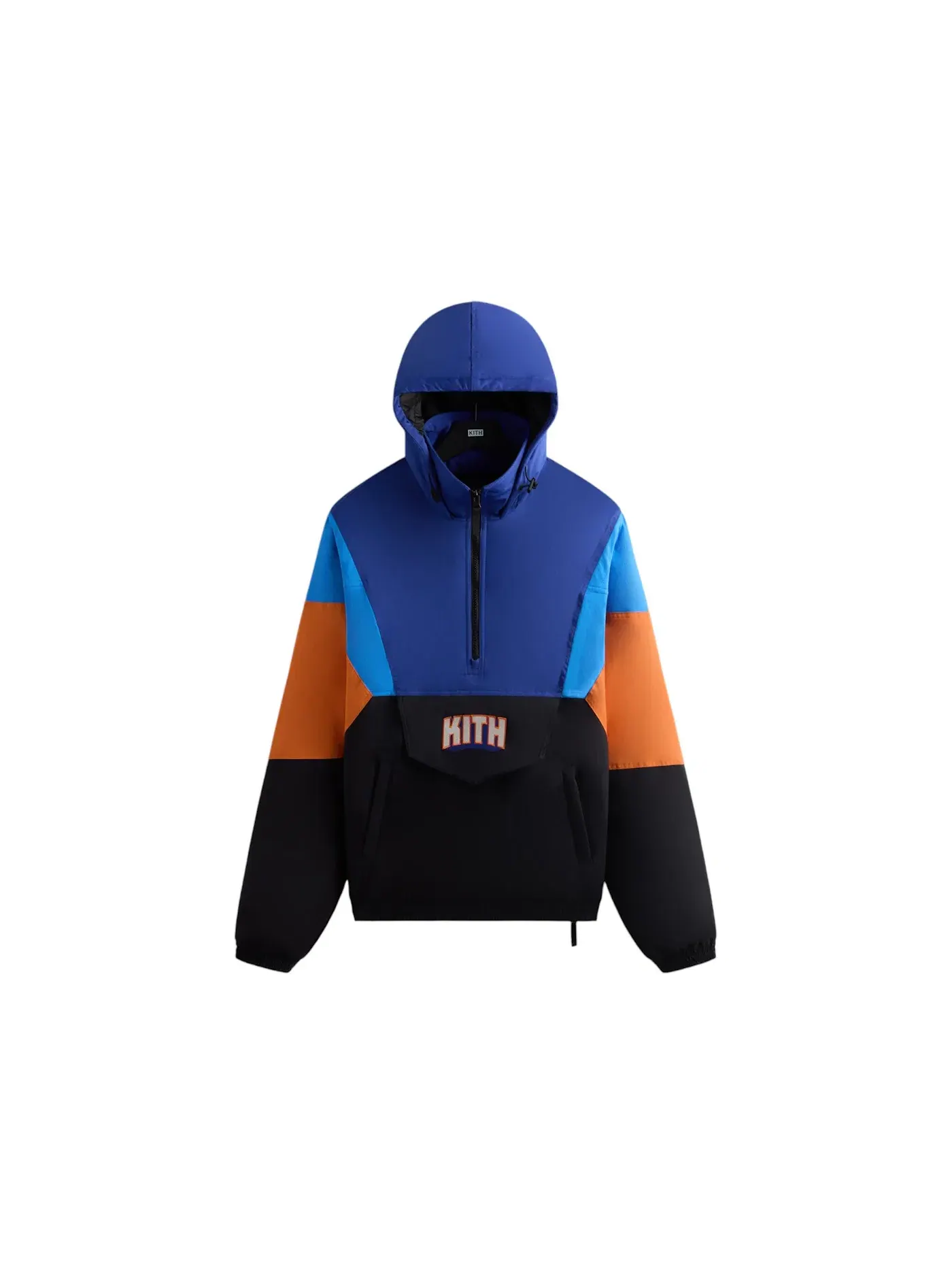 Мужская куртка-анорак с четверть-застежкой-молнией Kith x New York Knicks Wings — изображение 1 из 1, черный