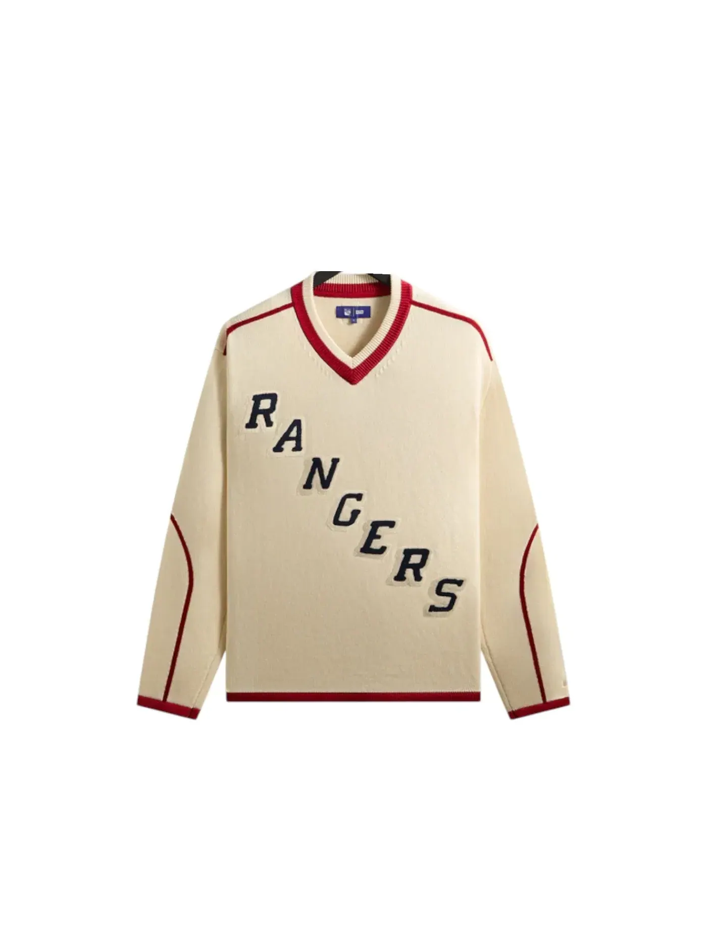 Мужской свитер с принтом Kith x New York Rangers Beau Sweater, Sandrift — изображение 1 из 1