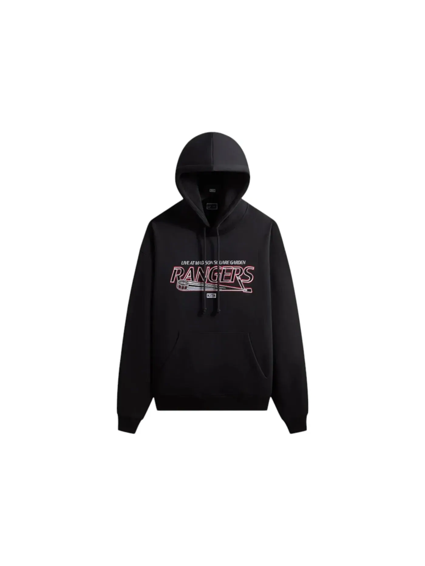 Мужское худи с принтом Kith x New York Rangers Madison Square Garden Puck Vintage Nelson Hoodie Kith — изображение 1 из 2