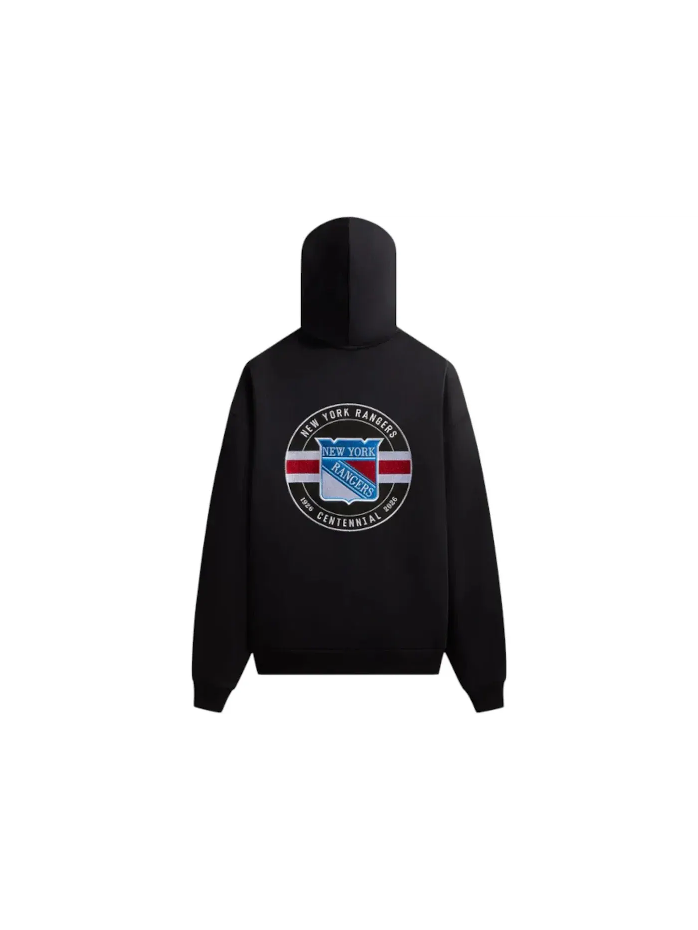 Мужское худи с принтом Kith x New York Rangers Madison Square Garden Puck Vintage Nelson Hoodie Kith — изображение 2 из 2