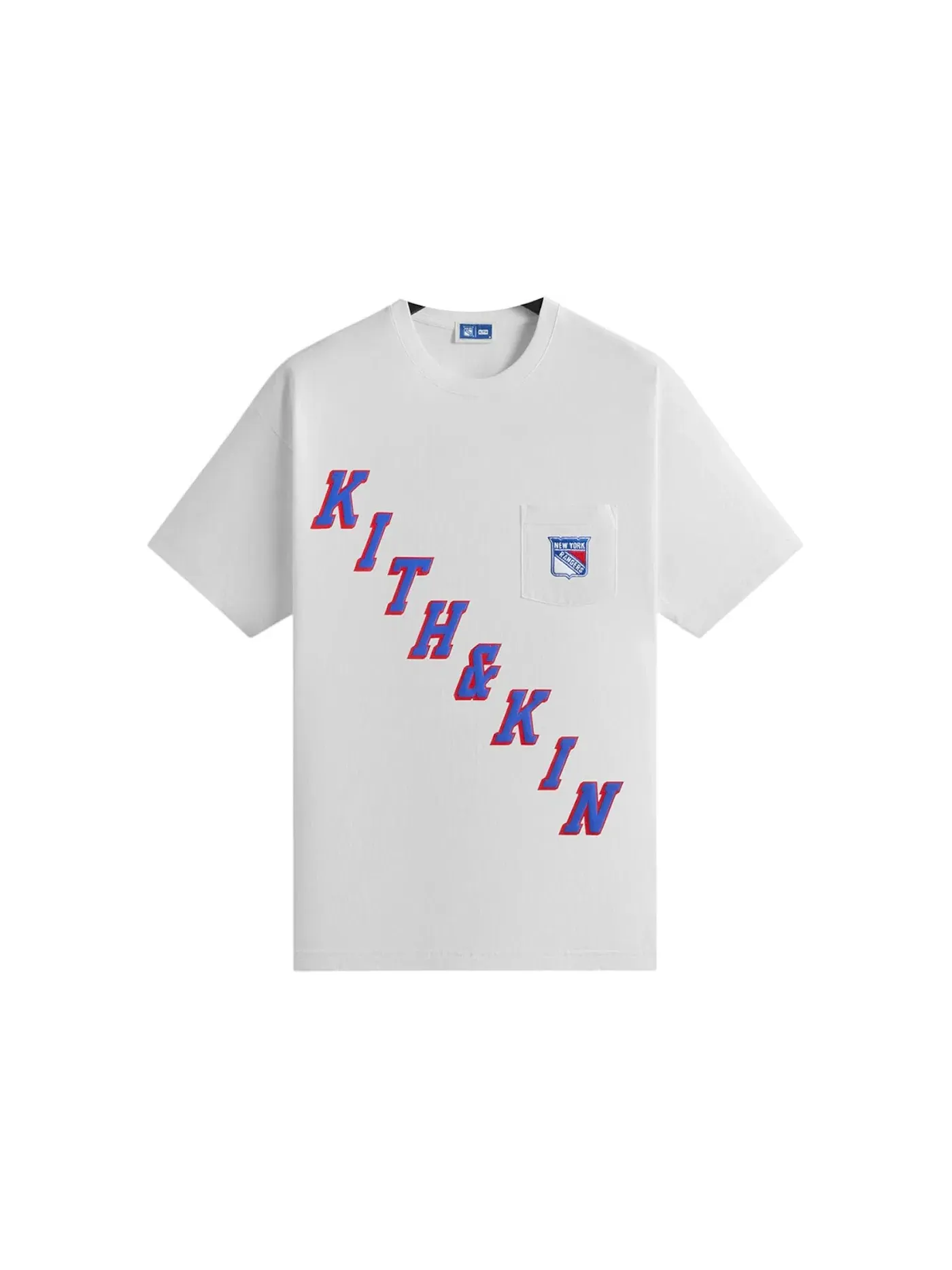 Мужская футболка с принтом Kith x New York Rangers Kith & Kin Tee Kith — изображение 1 из 2, белый