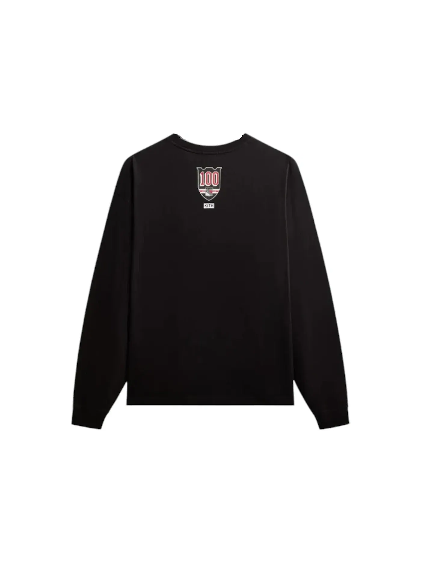 Мужская футболка с длинным рукавом Kith x New York Rangers New York Vintage LS Quinn Kith — изображение 2 из 2, черный