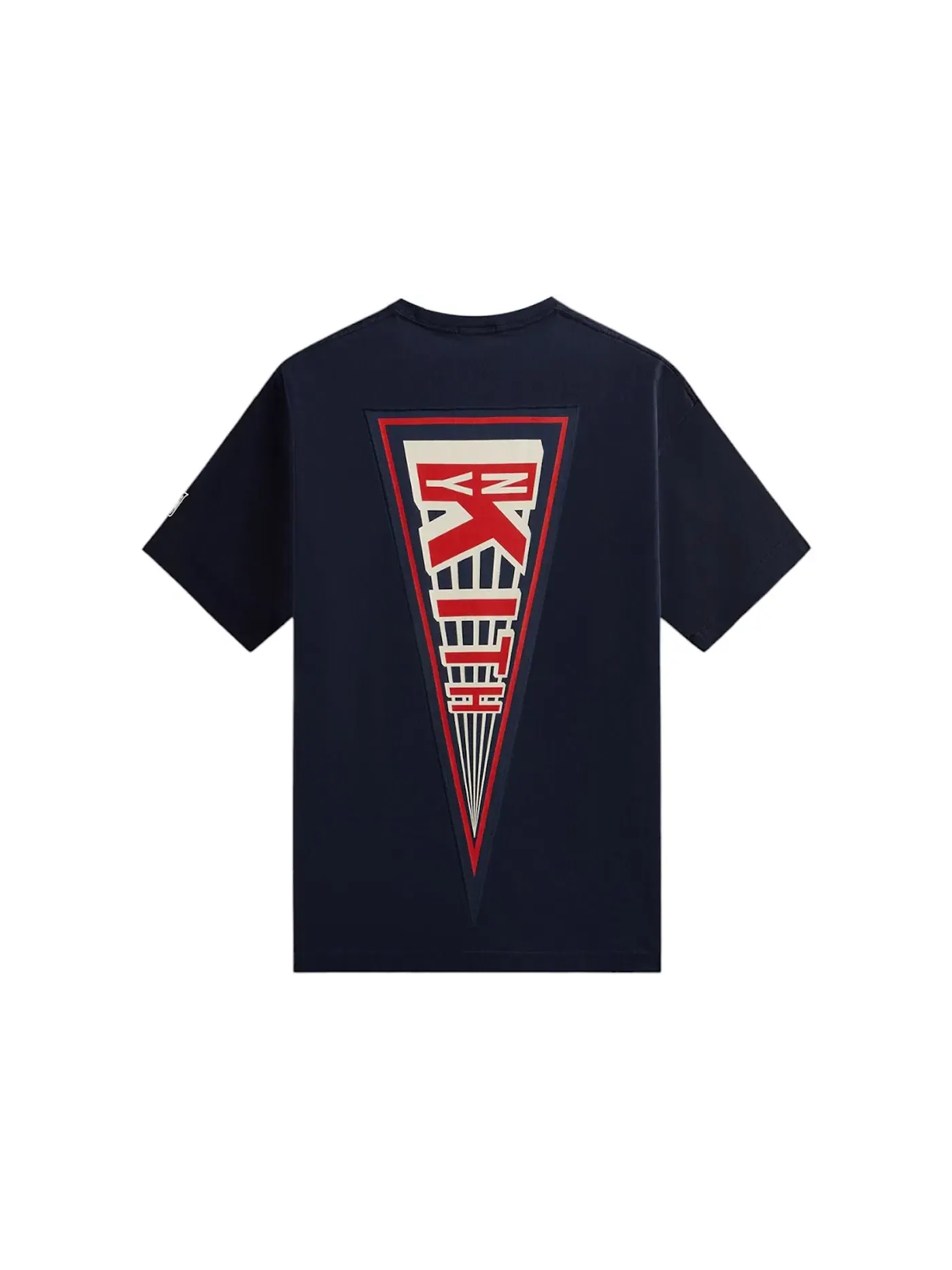 Мужская футболка с принтом Kith x New York Rangers Pennant Vintage Tee — изображение 2 из 2, ночной