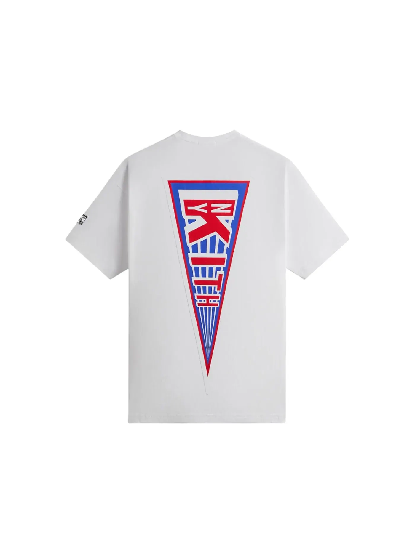 Мужская футболка с принтом Kith x New York Rangers Pennant Vintage Tee — изображение 2 из 2, белый