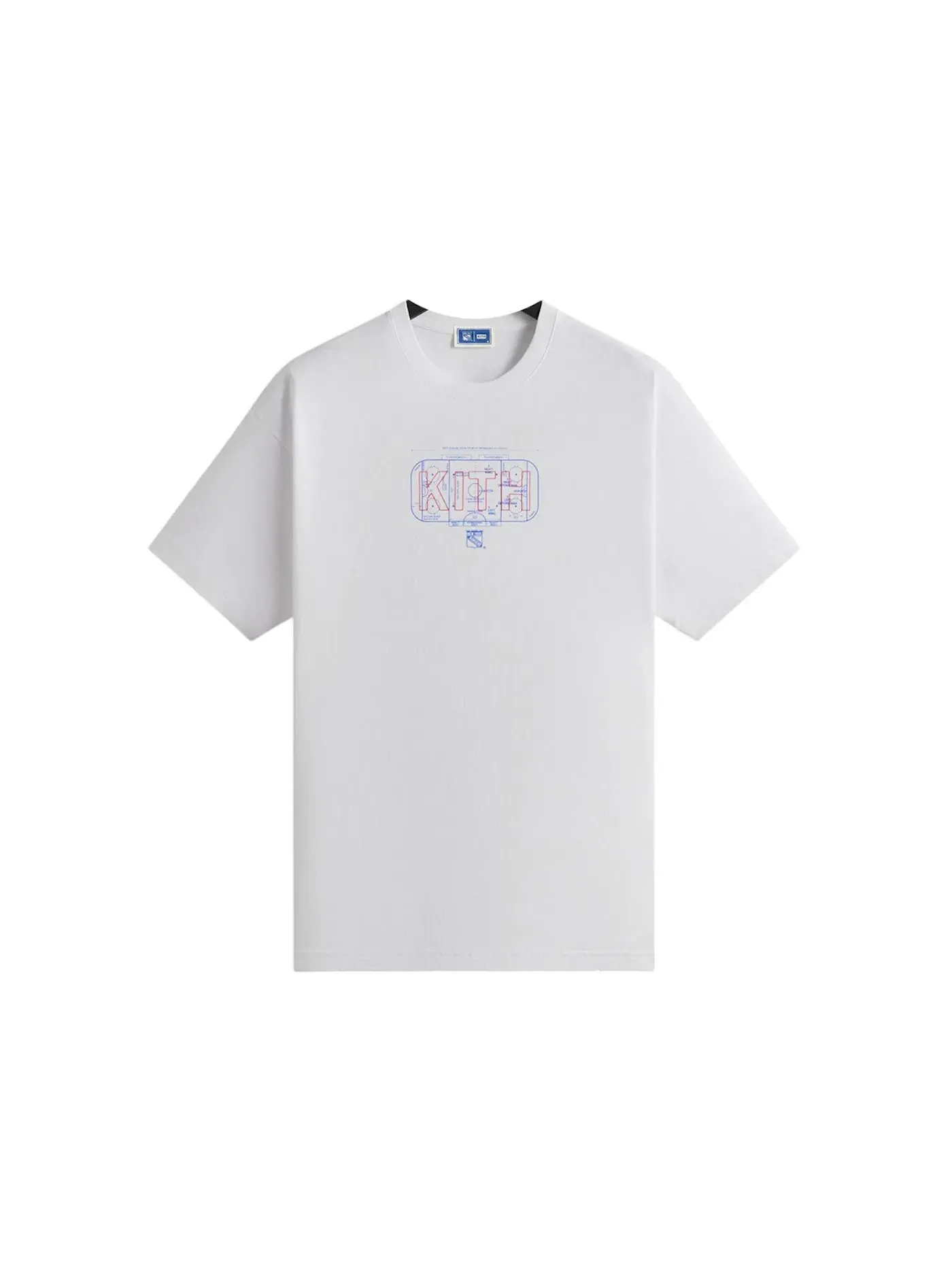 Мужская футболка Kith x New York Rangers Rink Vintage Tee — изображение 1 из 2, белый