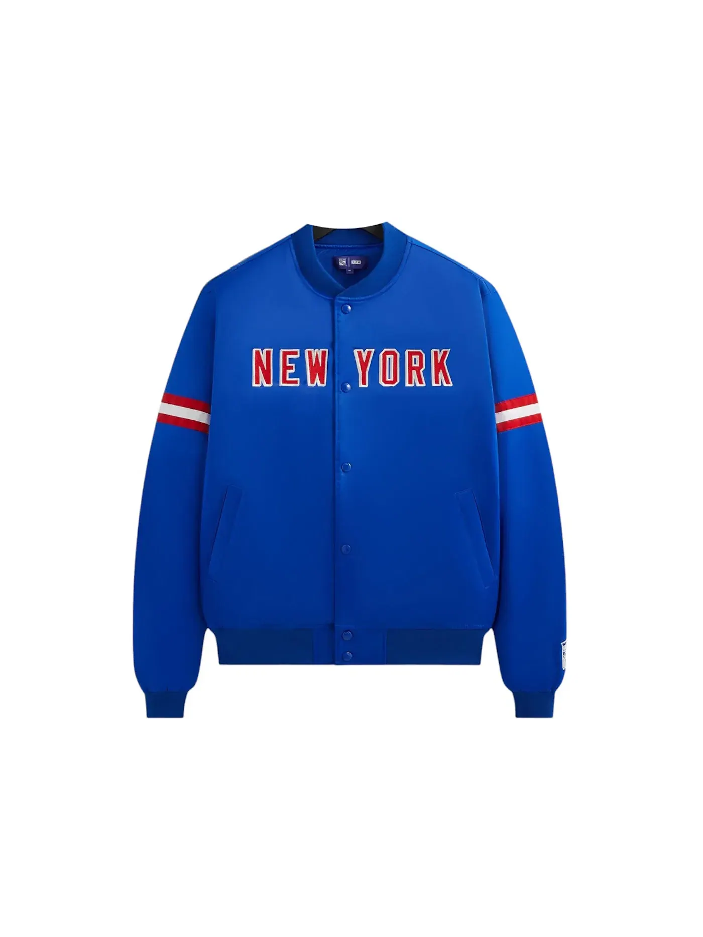 Мужская куртка-бомбер из сатина с принтом Kith x New York Rangers, Cyclone — изображение 1 из 1