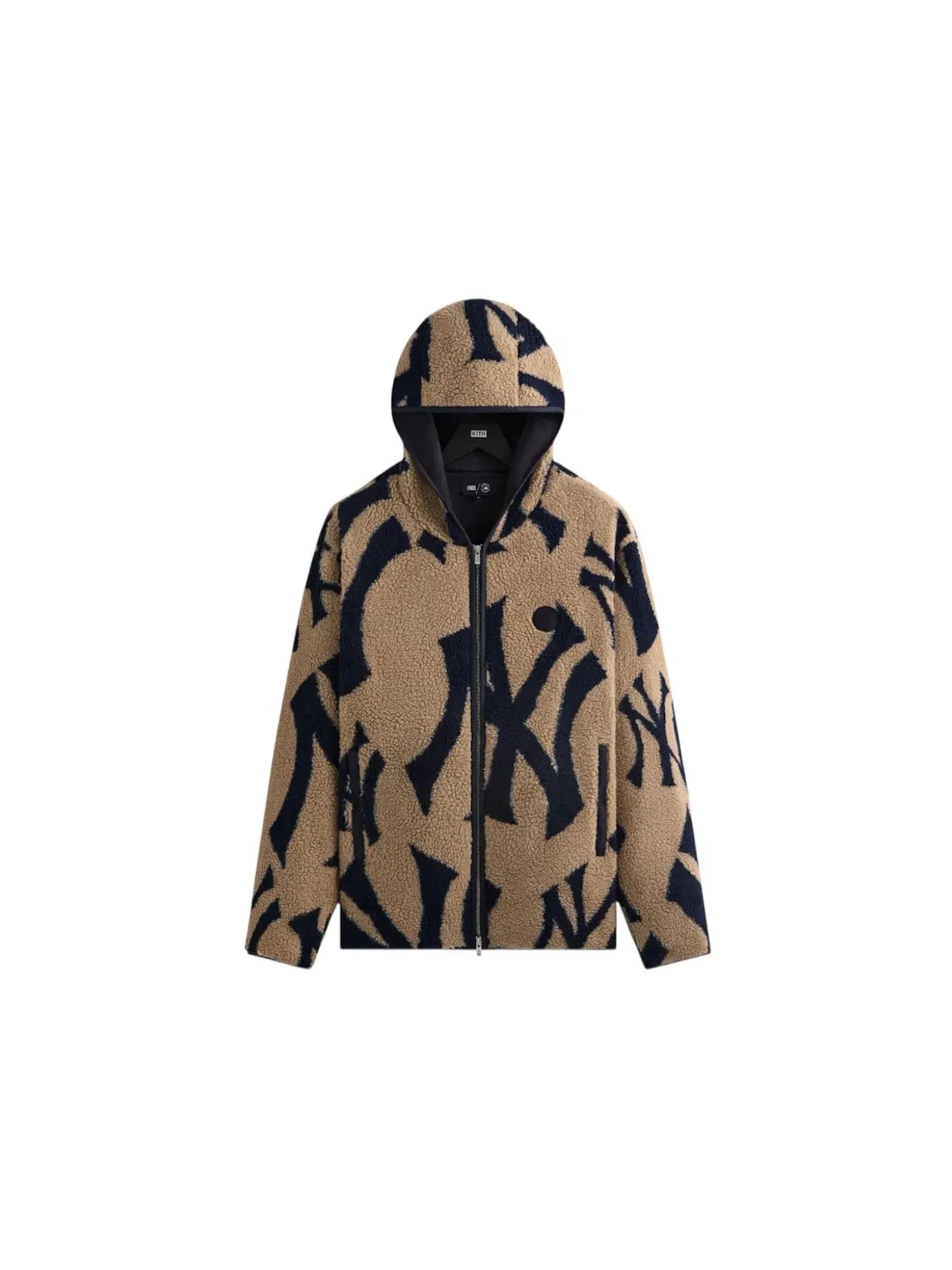 Мужская куртка с капюшоном из флиса Sherpa Jacket Kith — изображение 1 из 2, холст