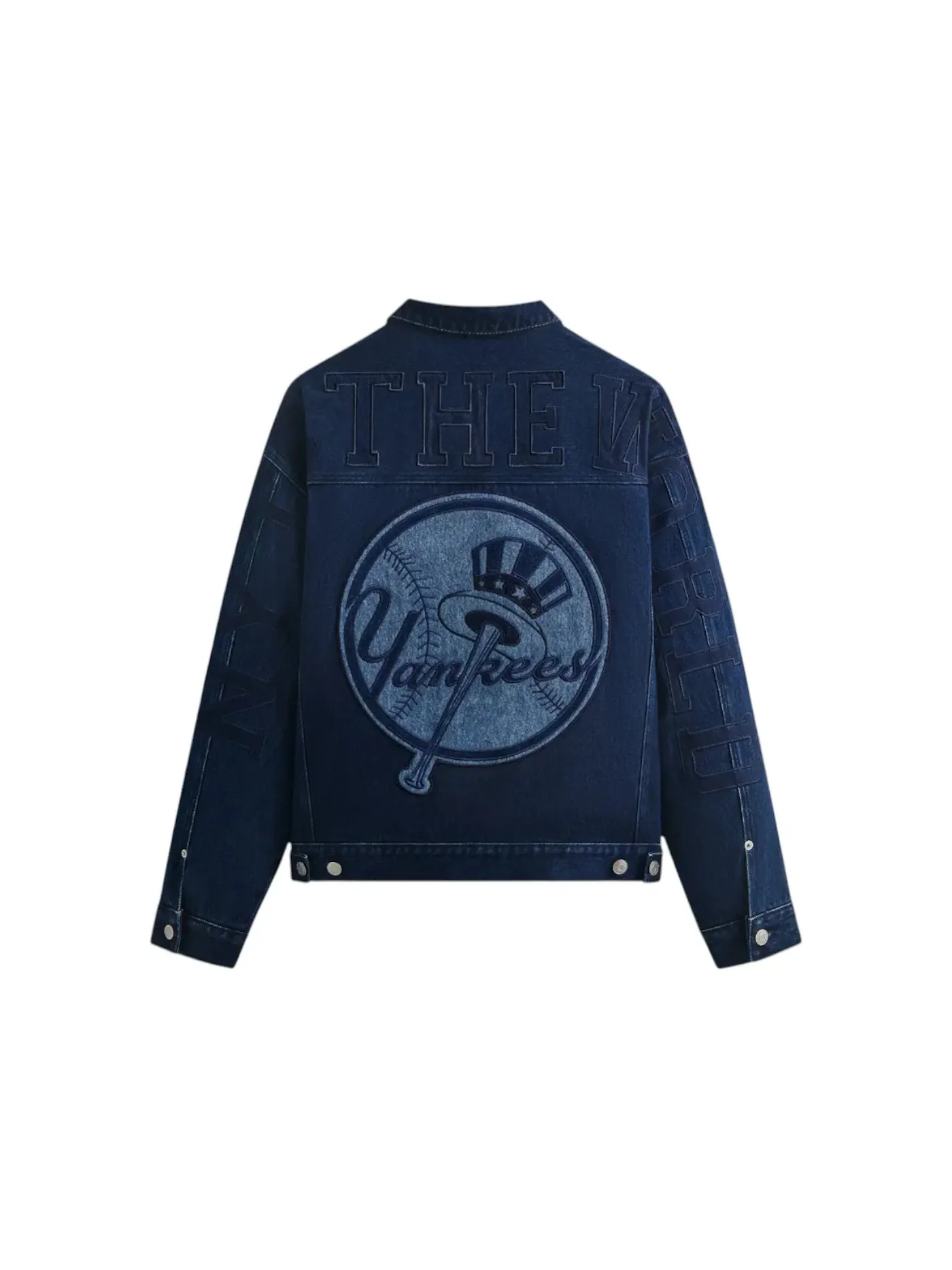 Мужская джинсовая куртка с принтом Jacket Kith — изображение 2 из 2, индиго