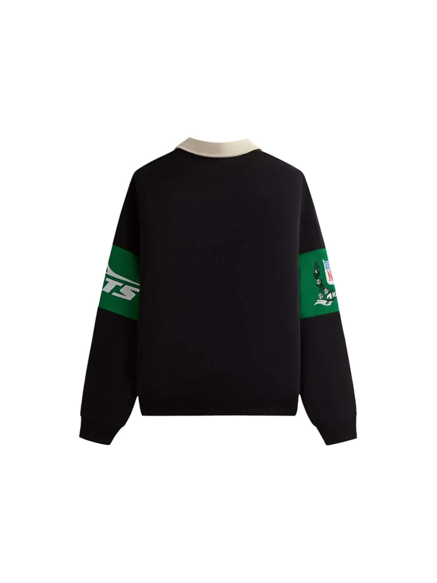 Мужской пуловер с воротником Kith x NFL 47 Jets Nelson Pullover — изображение 2 из 2, черный