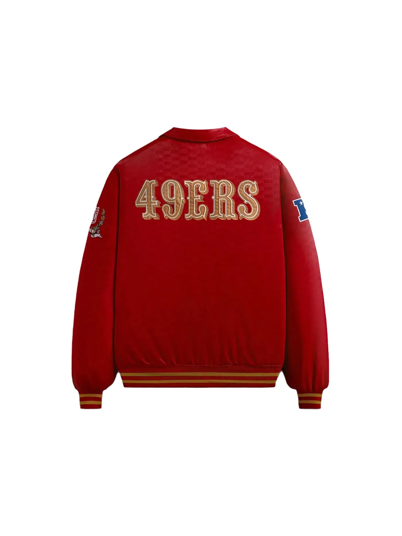 Мужская куртка-бомбер из сатина Kith x NFL 49ers Satin Bomber Jacket Dalle, Dalle — изображение 2 из 2